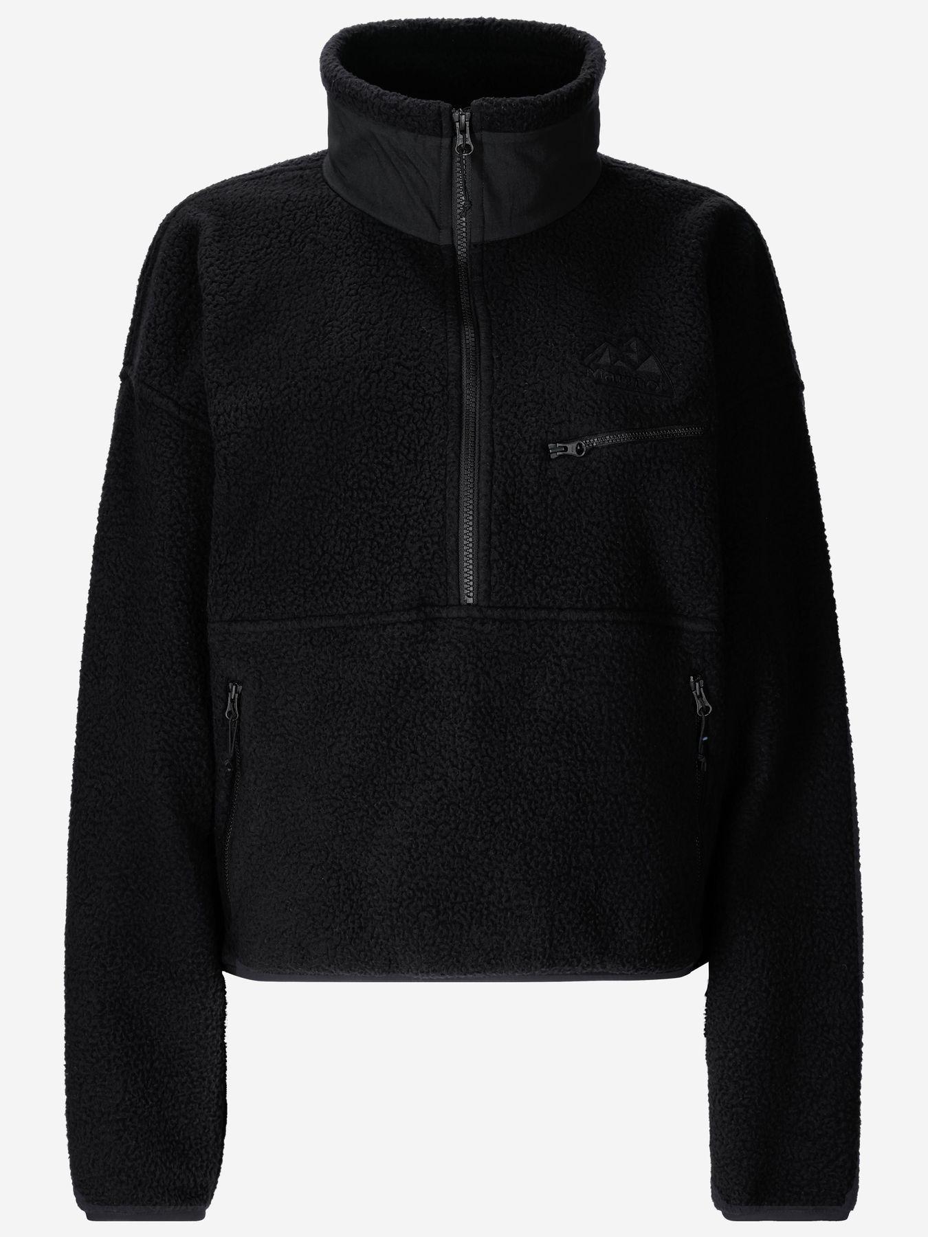 Polar Marmot Mujer 94 Eco Recycled Fleece Negro-4