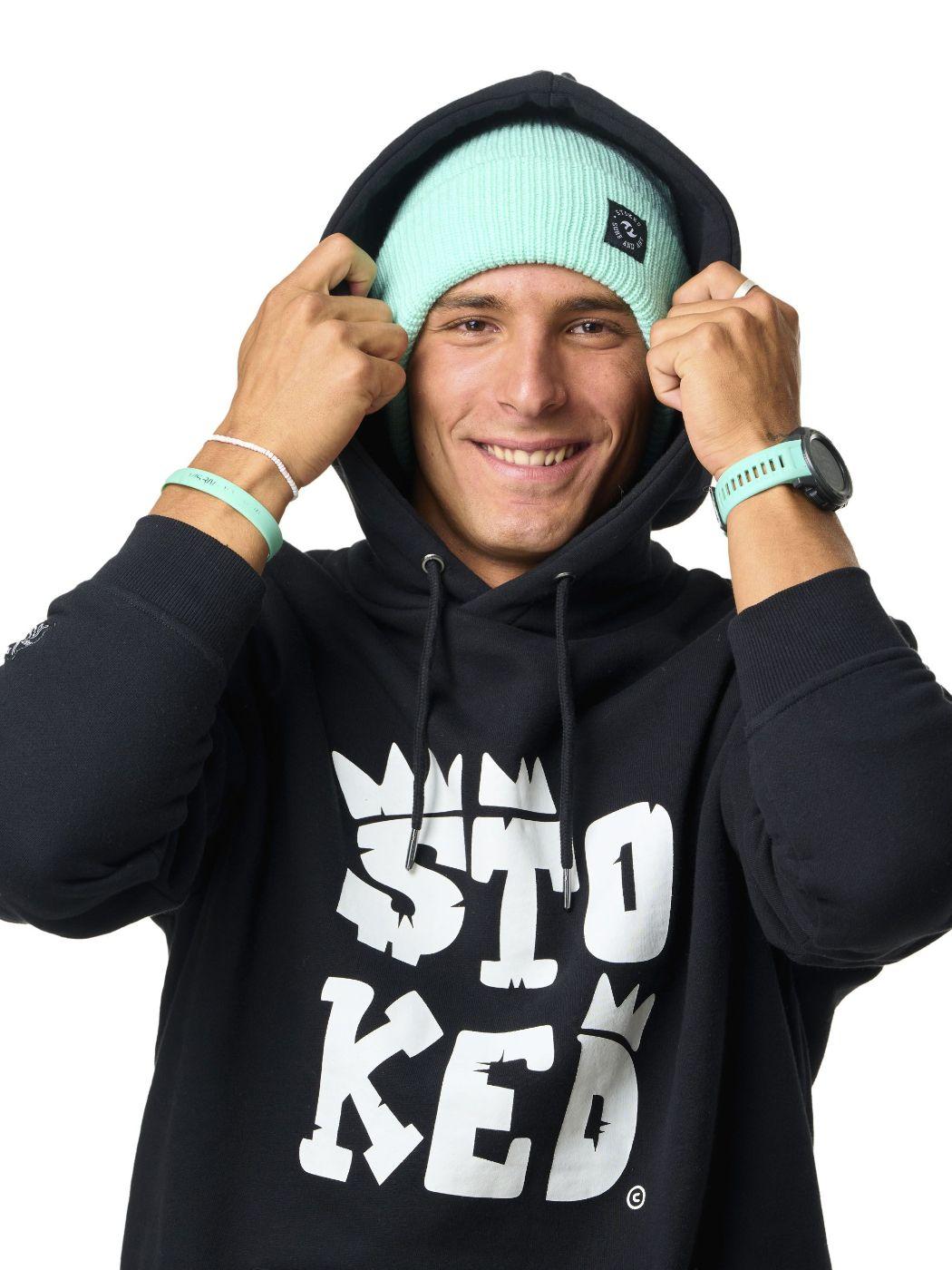 Gorro Stoked Unisex Beanie New Bay Celeste-4