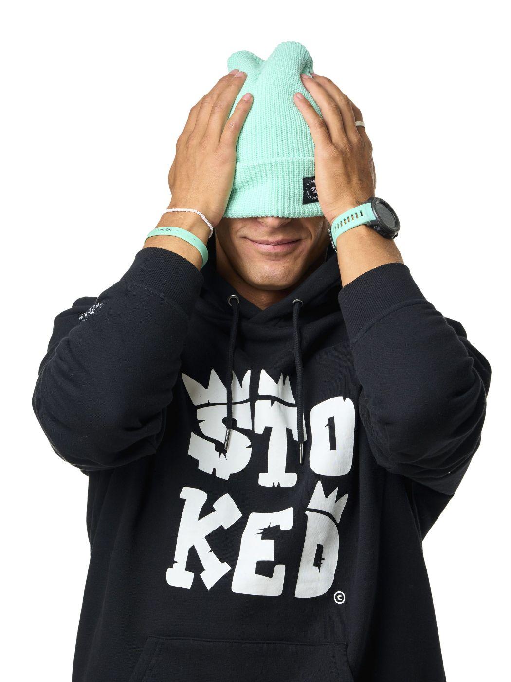 Gorro Stoked Unisex Beanie New Bay Celeste-6