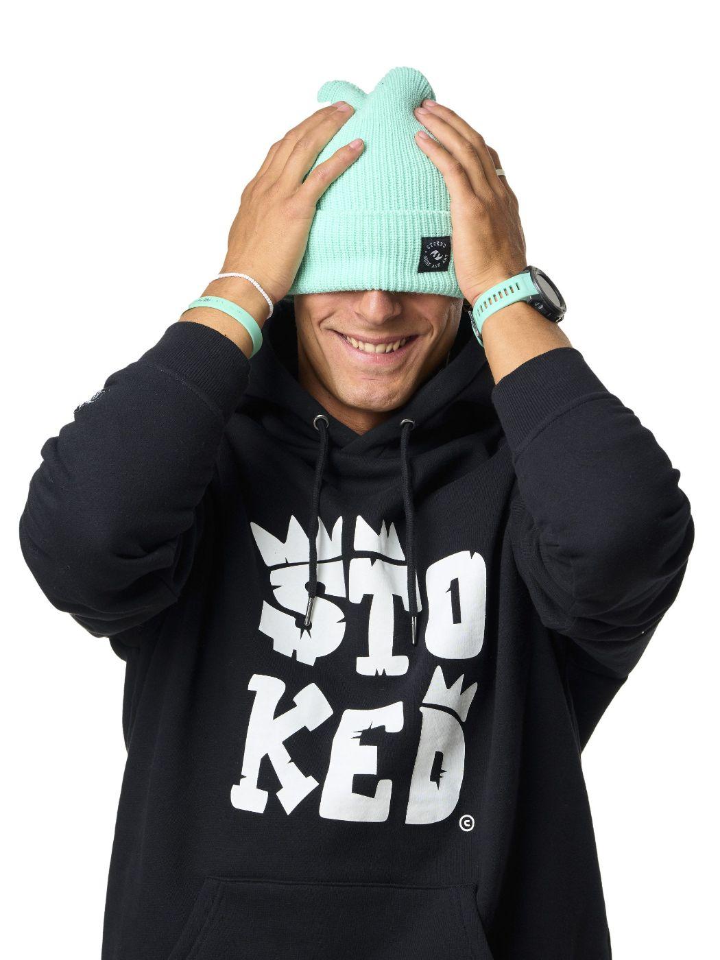 Gorro Stoked Unisex Beanie New Bay Celeste-7