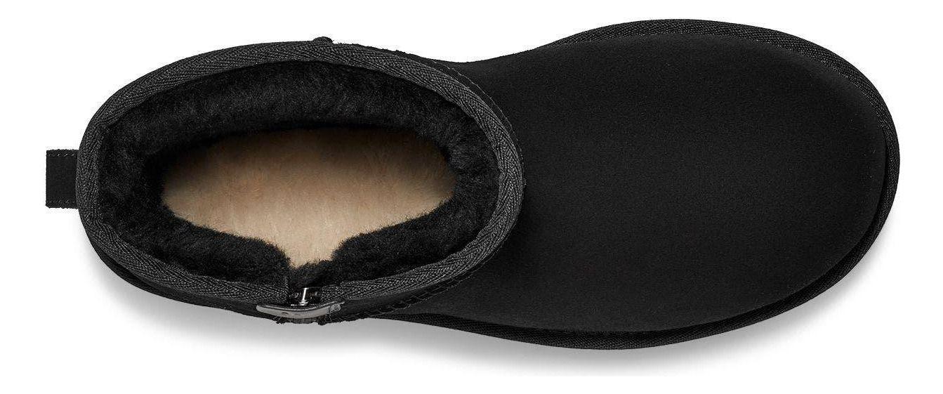 Bota UGG Mujer Classic Mini Bailey Zip Negro-4