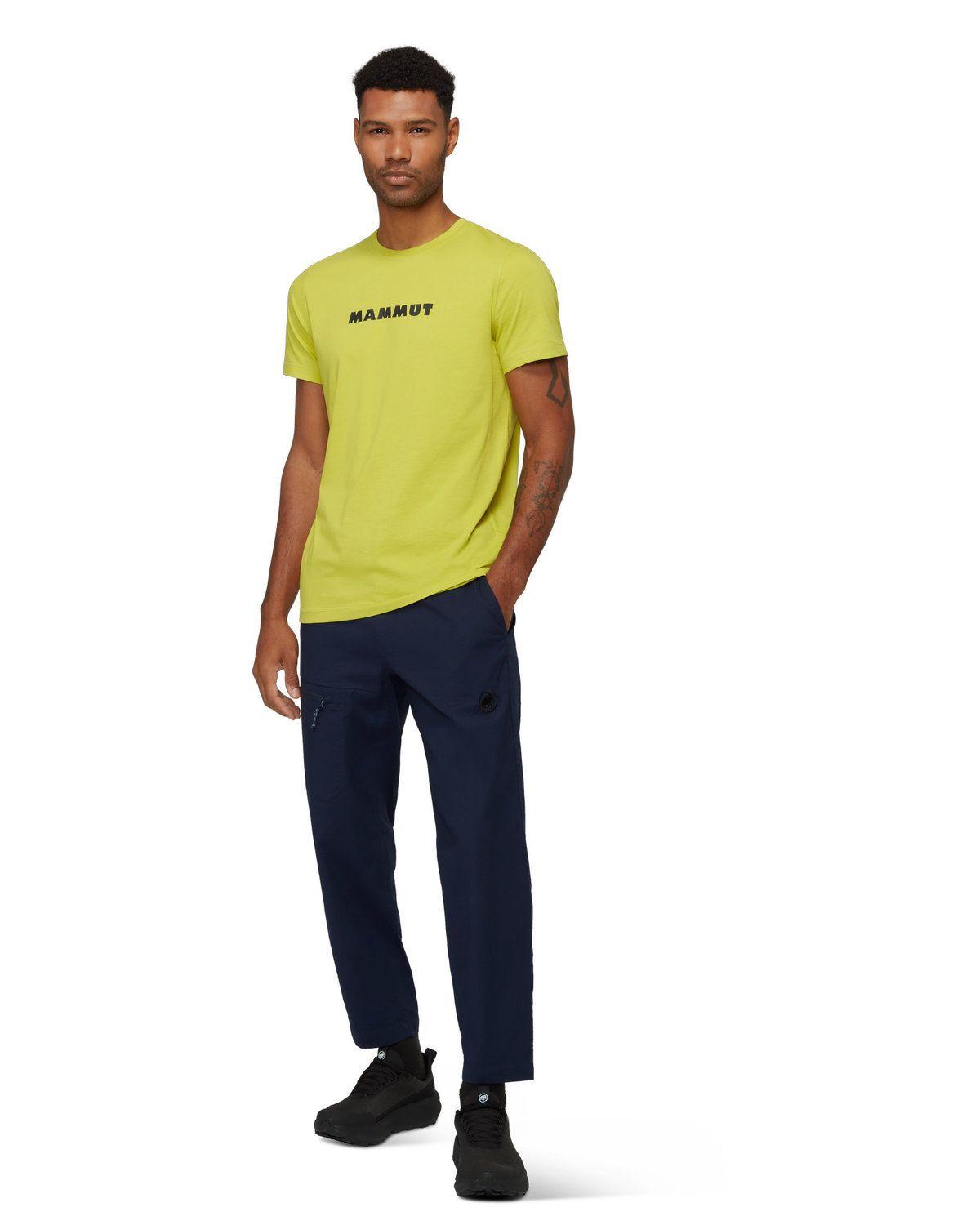 Polera Mammut Hombre Core Logo Amarillo-3