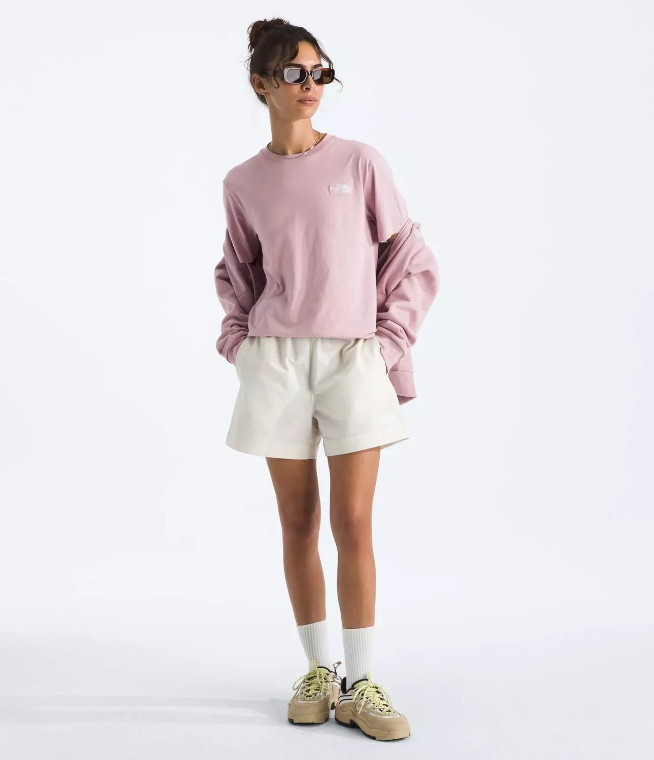 Polera Evo Emb Relaxed Short Sleeve Tee Mujer Rosado-0