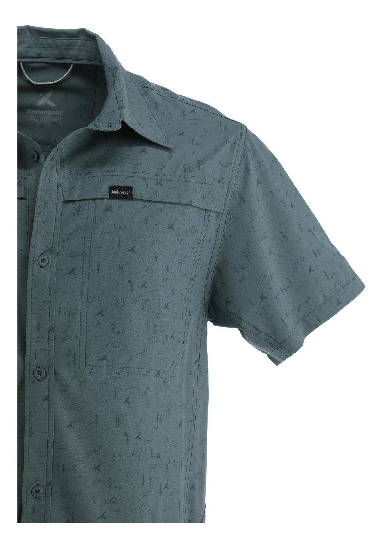 Camisa Andesgear Hombre Pehuén Gris-1