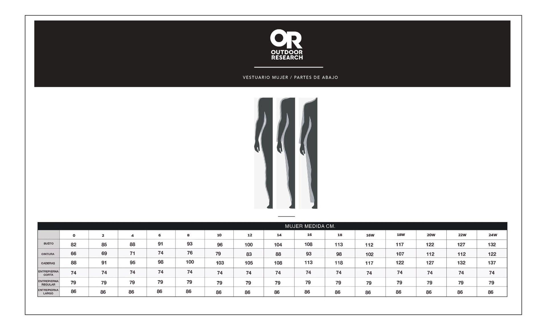 Pantalones Mujer Outdoor Research Ferrosi Negro-1