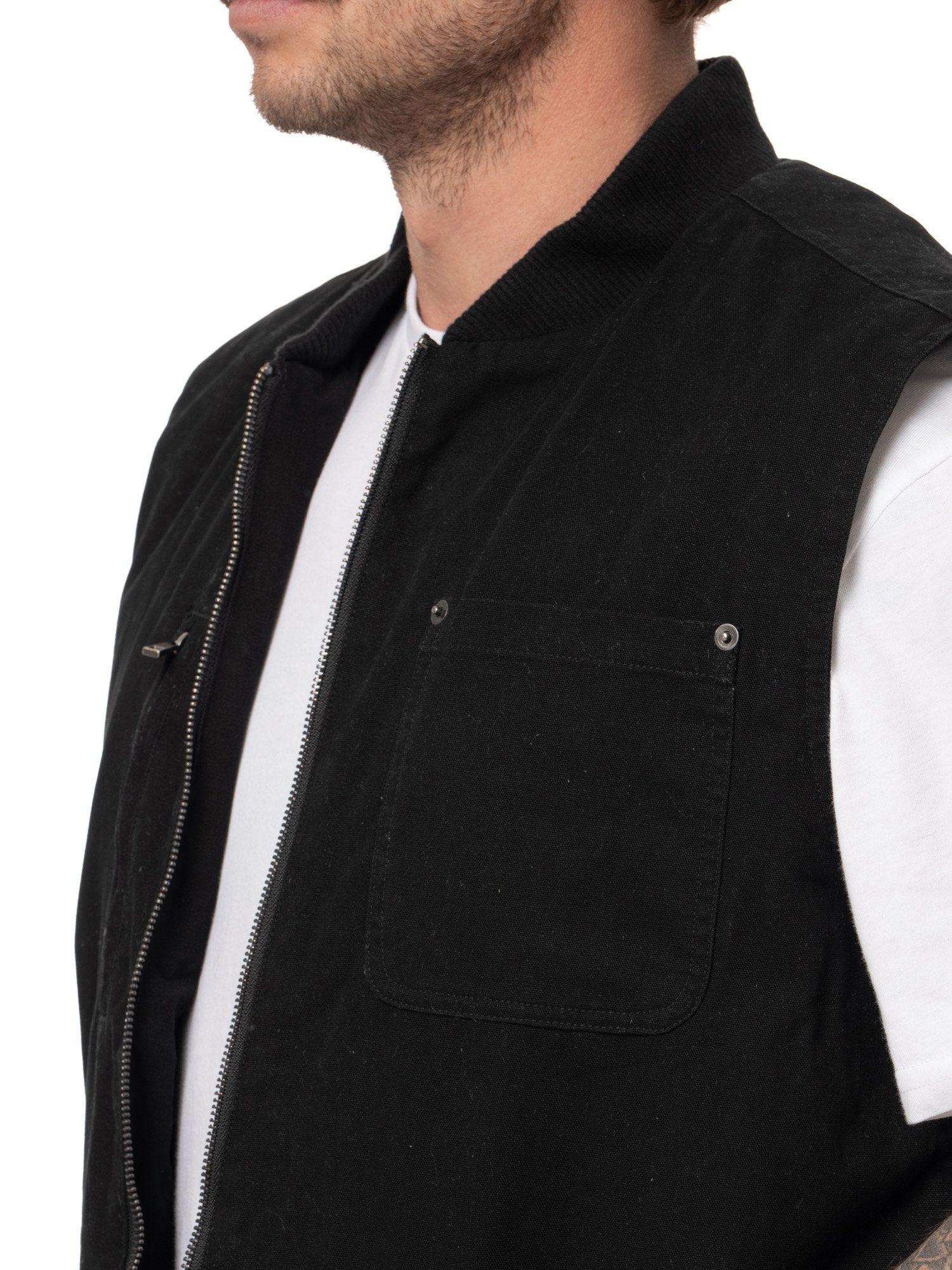Chaqueta Stoked Hombre Vest Fisher Azul-3