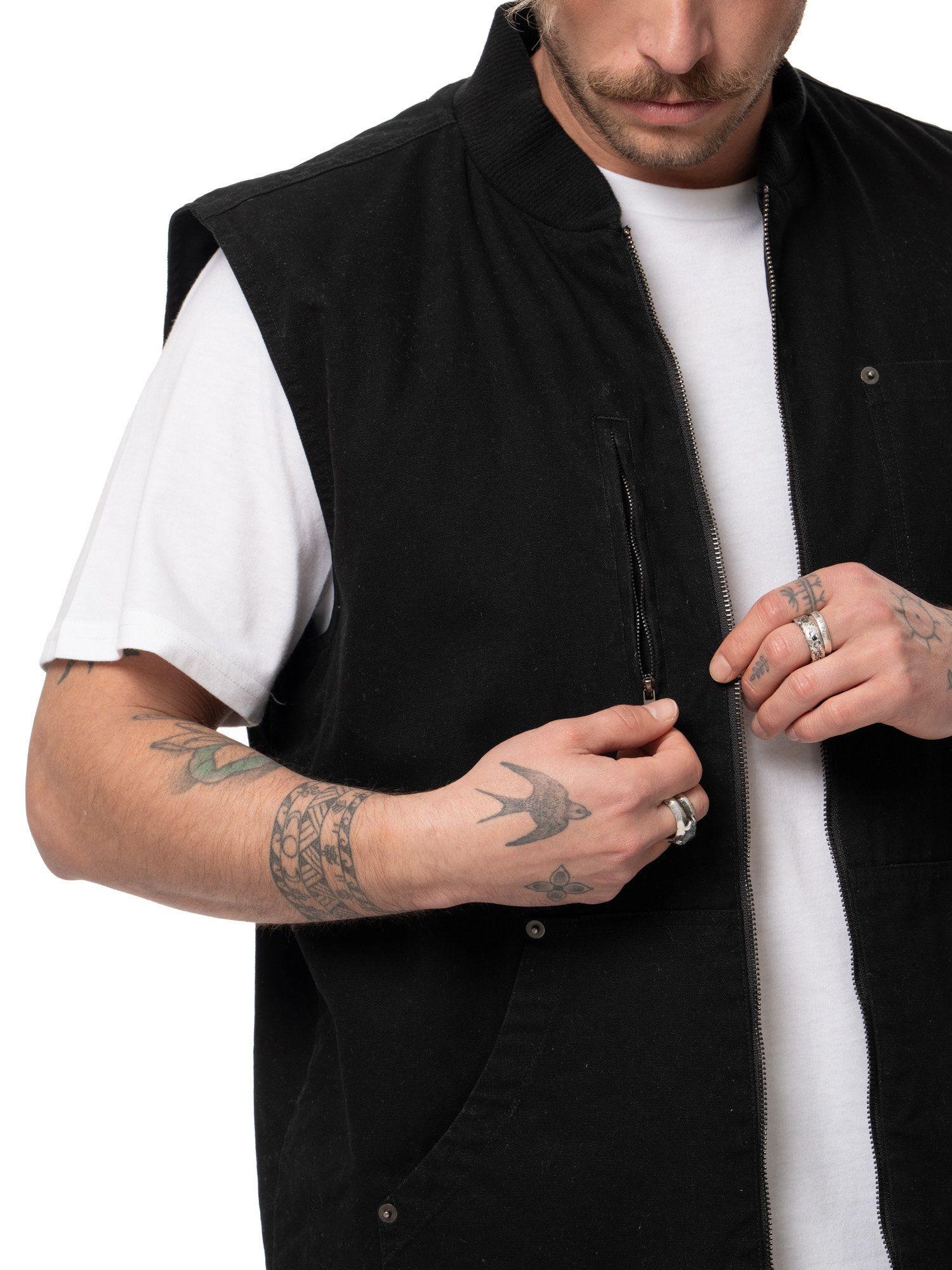 Chaqueta Stoked Hombre Vest Fisher Azul-4