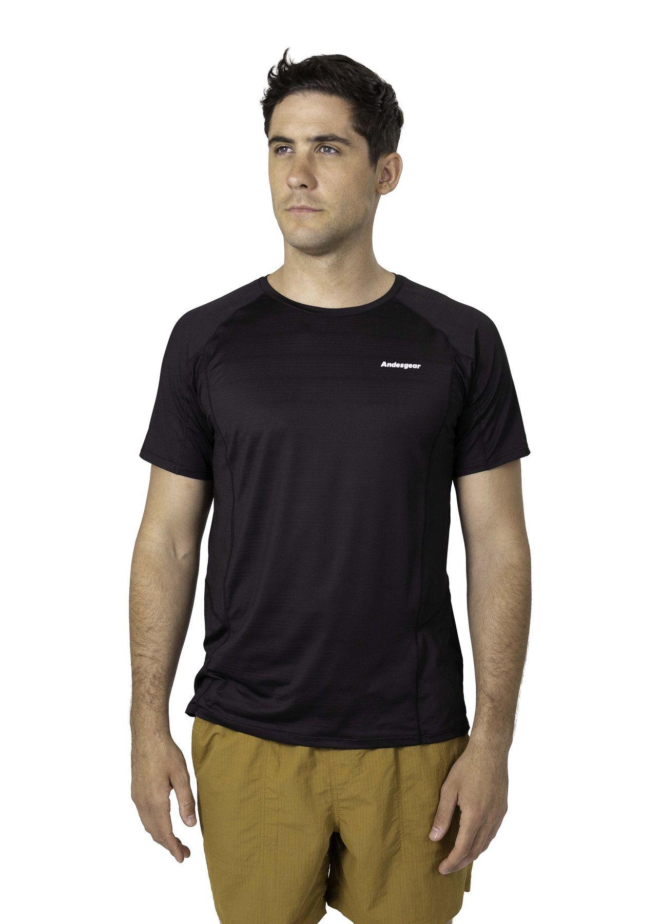 Polera Andesgear Hombre Vizcachas Ss Negro V26-1
