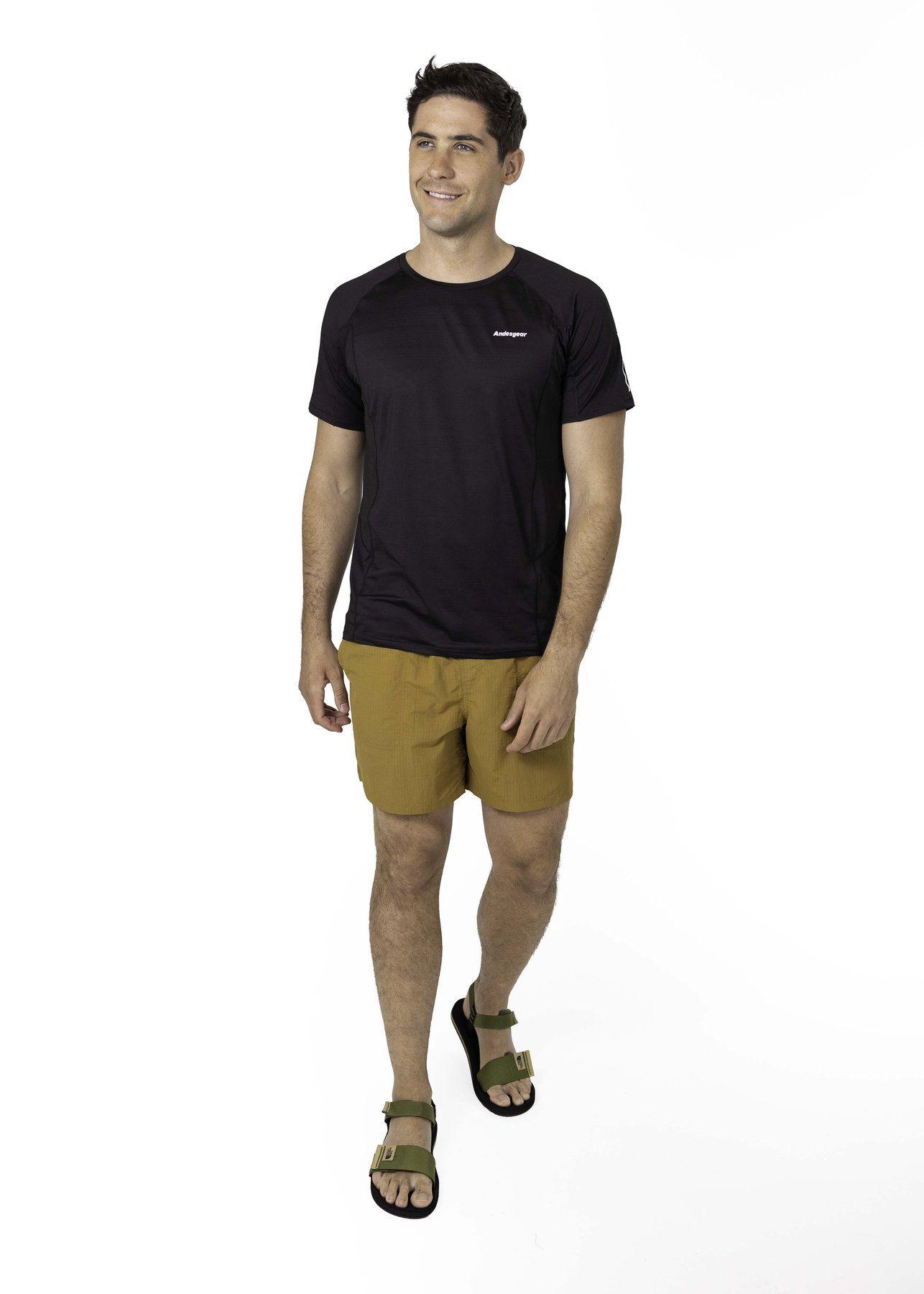 Polera Andesgear Hombre Vizcachas Ss Negro V26-3