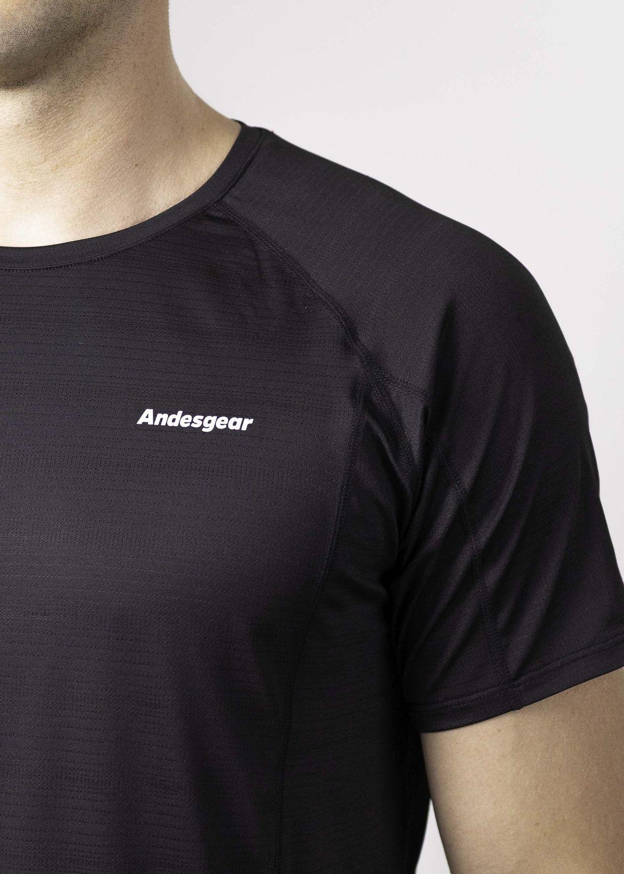 Polera Andesgear Hombre Vizcachas Ss Negro V26-4
