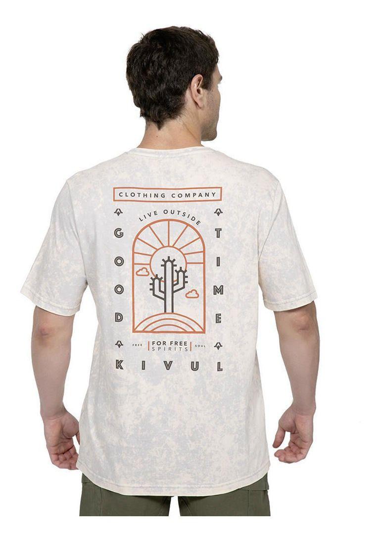 Polera Kivül Hombre Brinko Lavada Beige-2
