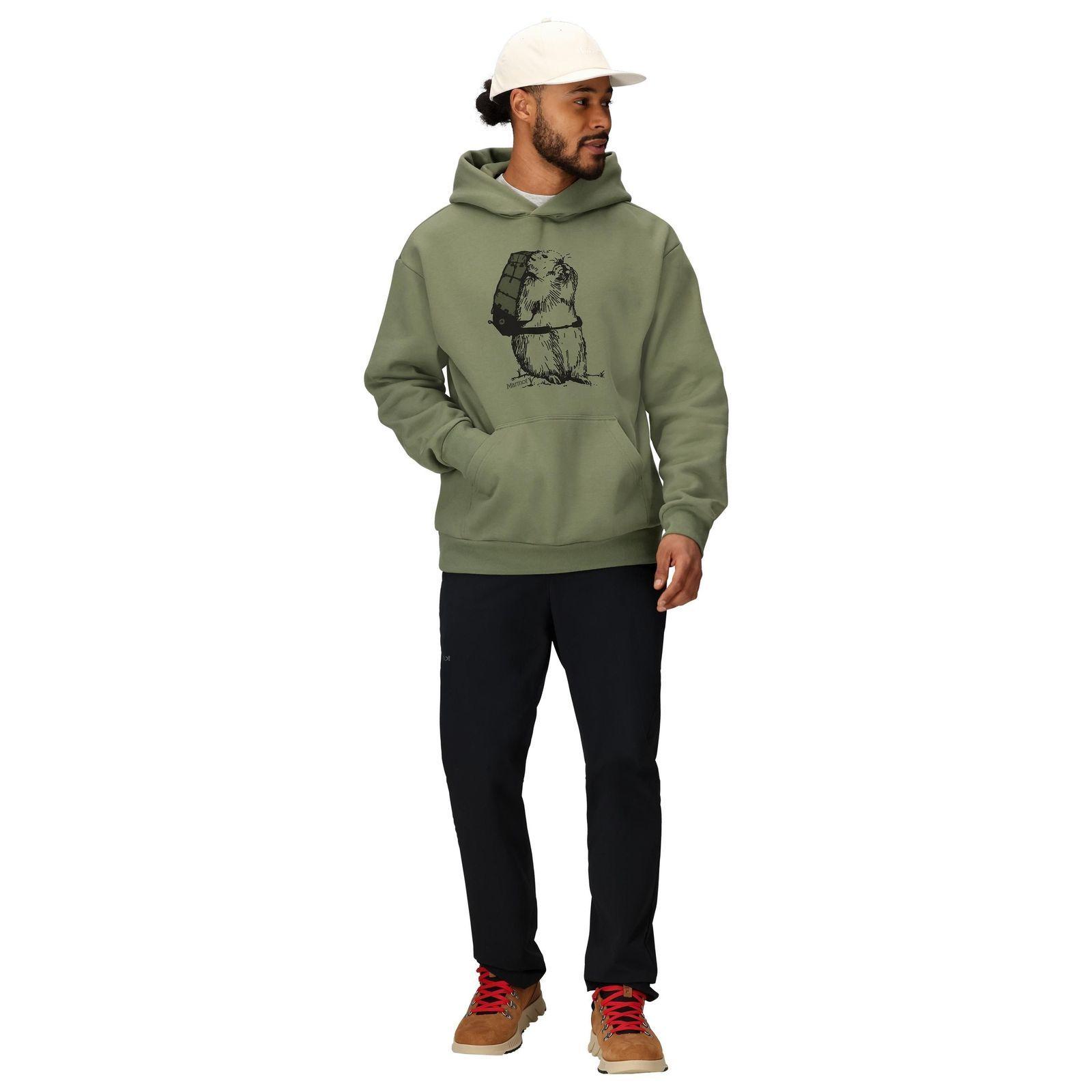 Poleron Marmot Hombre Backpacker Marty Verde-2