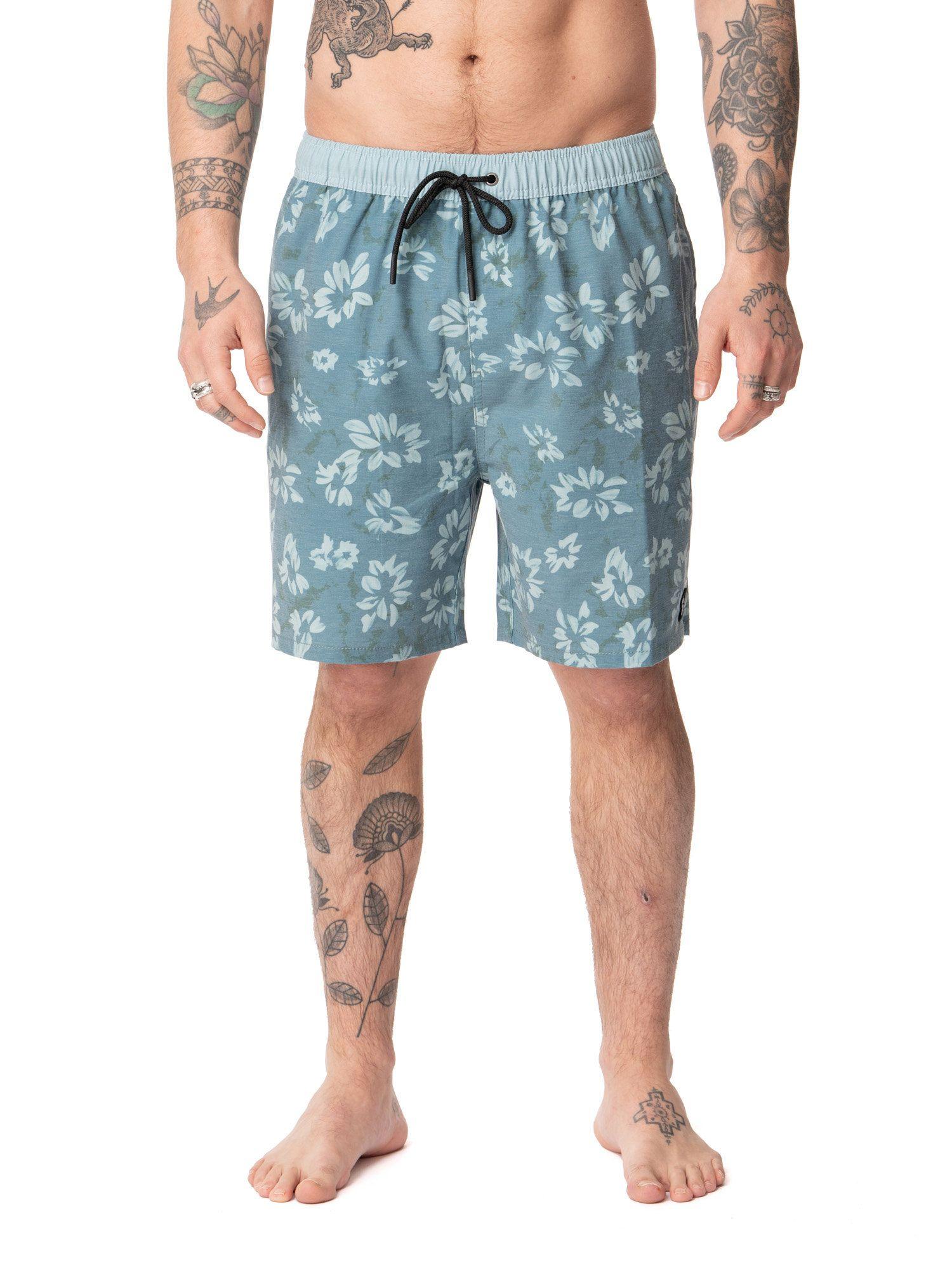 Traje De Baño Stoked Hombre Duna Azul claro-0