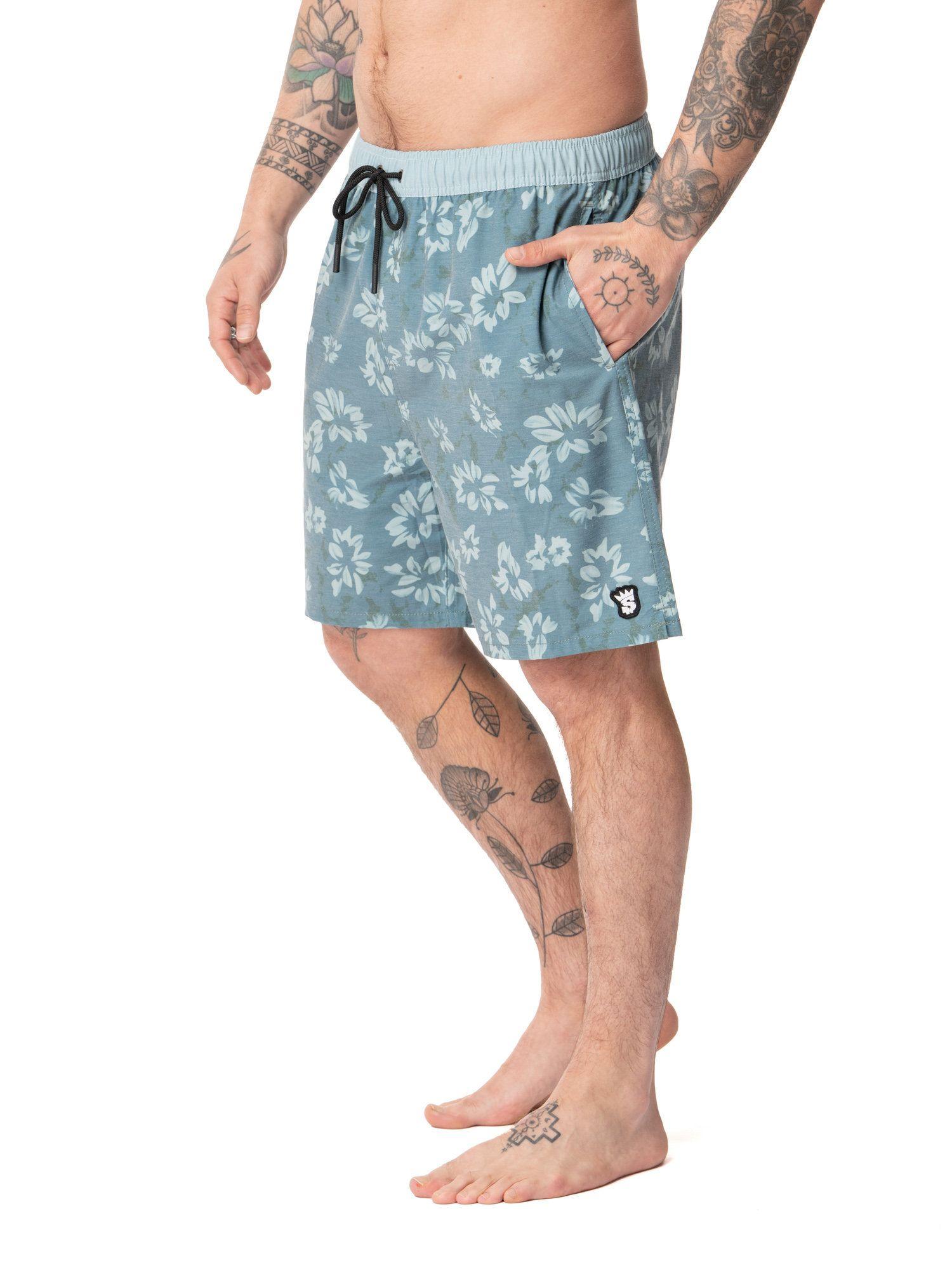 Traje De Baño Stoked Hombre Duna Azul claro-1