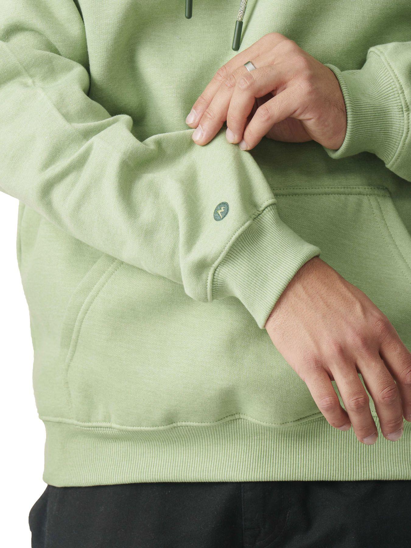 Polerón Marmot Hombre Chest Retro Logo Hoody Verde-4