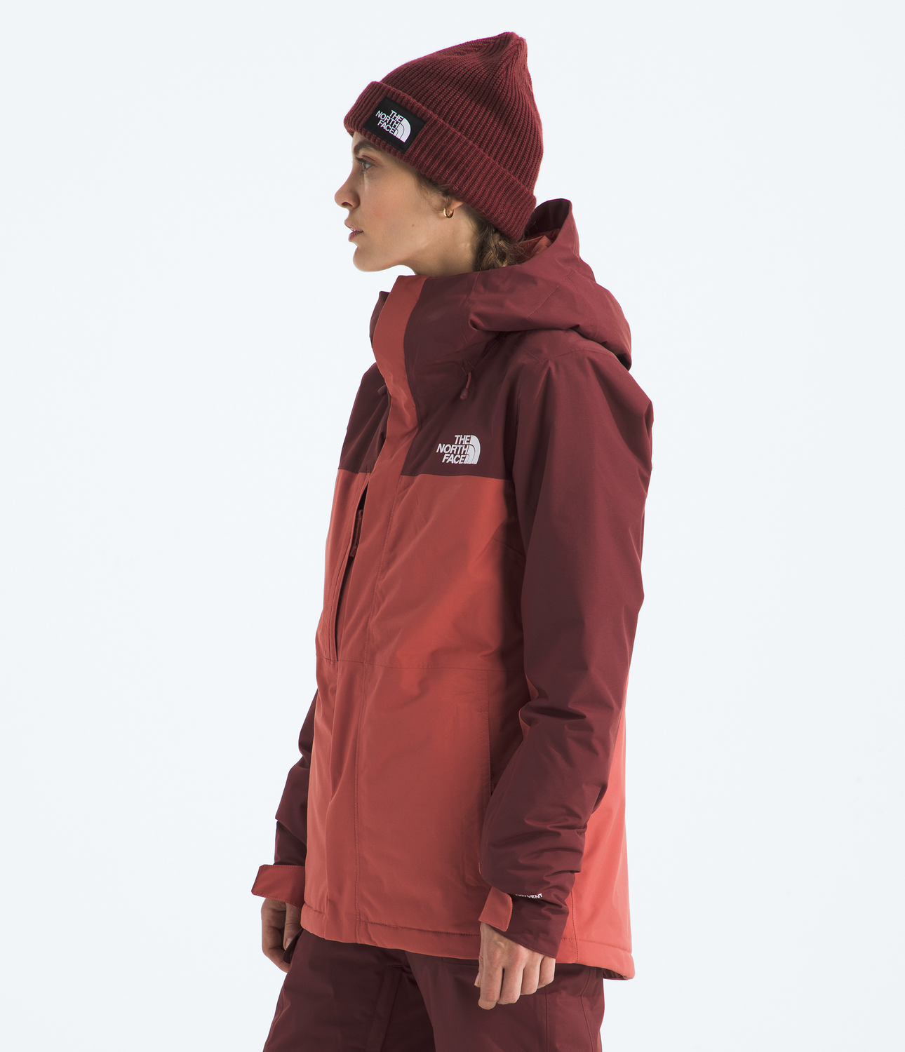 Chaqueta De Nieve Freedom Insulated Mujer Burdeo-4