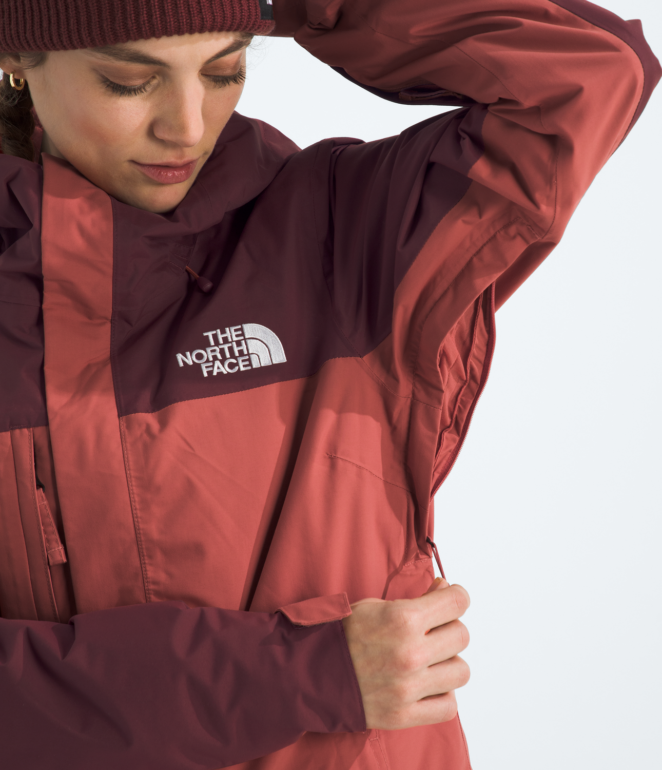 Chaqueta De Nieve Freedom Insulated Mujer Burdeo-6