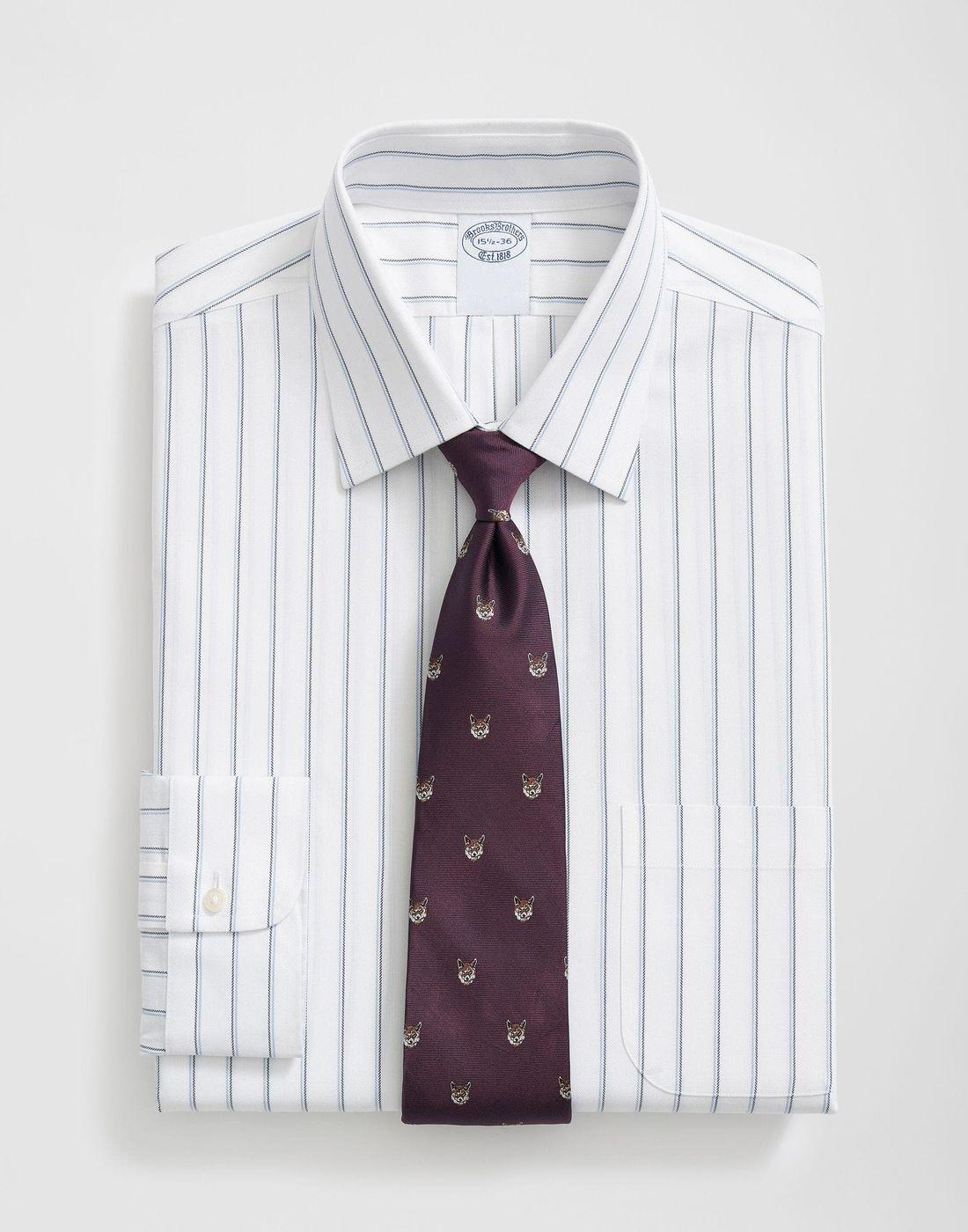 Camisa Brooks Brothers Hombre Ds Ni Shb Ain Reg Azul-0