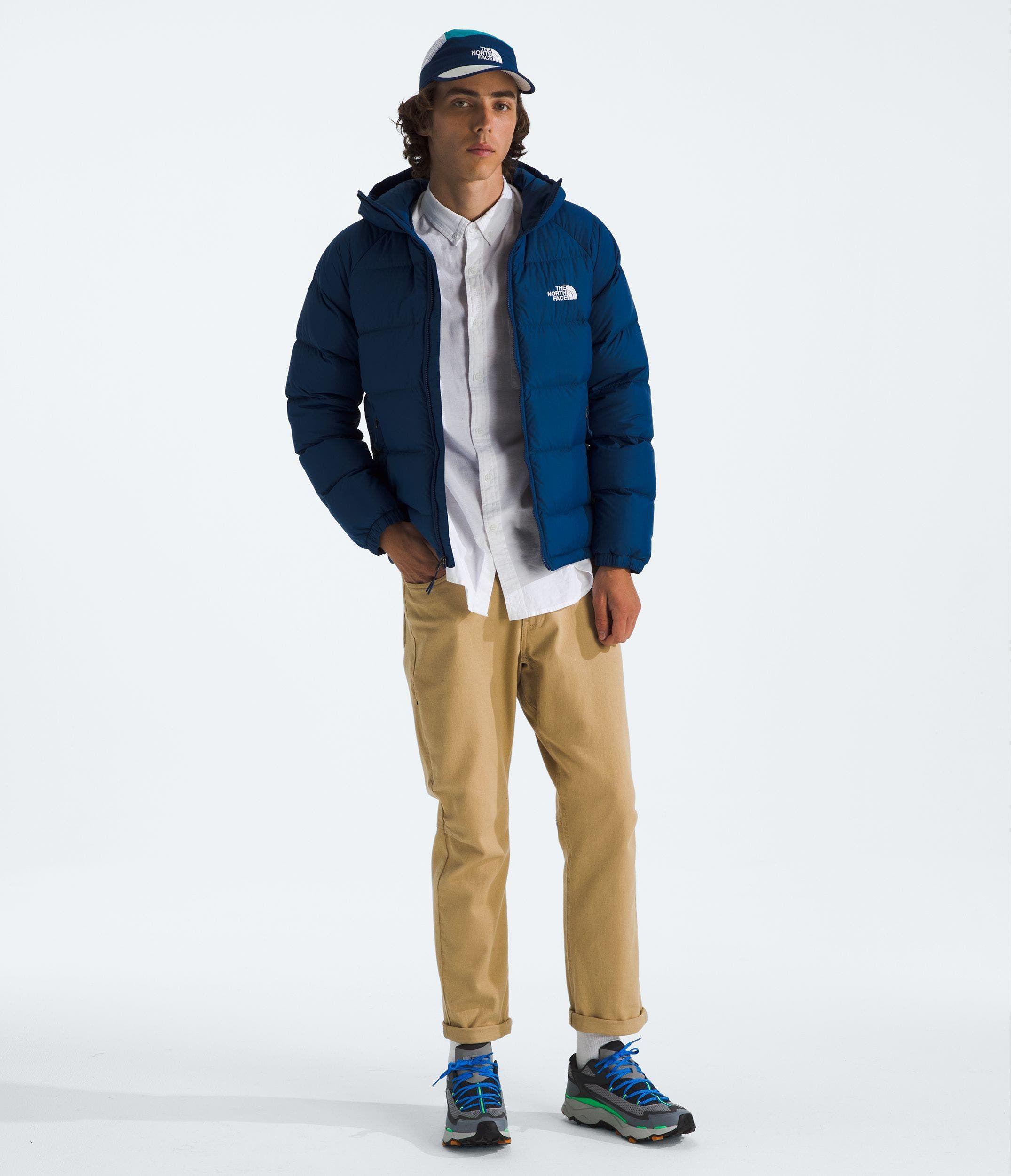 Chaqueta TNF Hombre De Pluma Hydrenalite Hoodie Azul-4