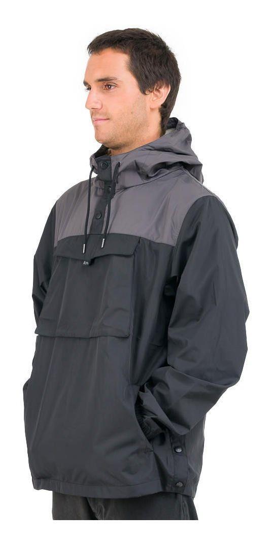 Chaqueta Kivül Hombre Cortaviento Ulmo Reciclada Gris-1