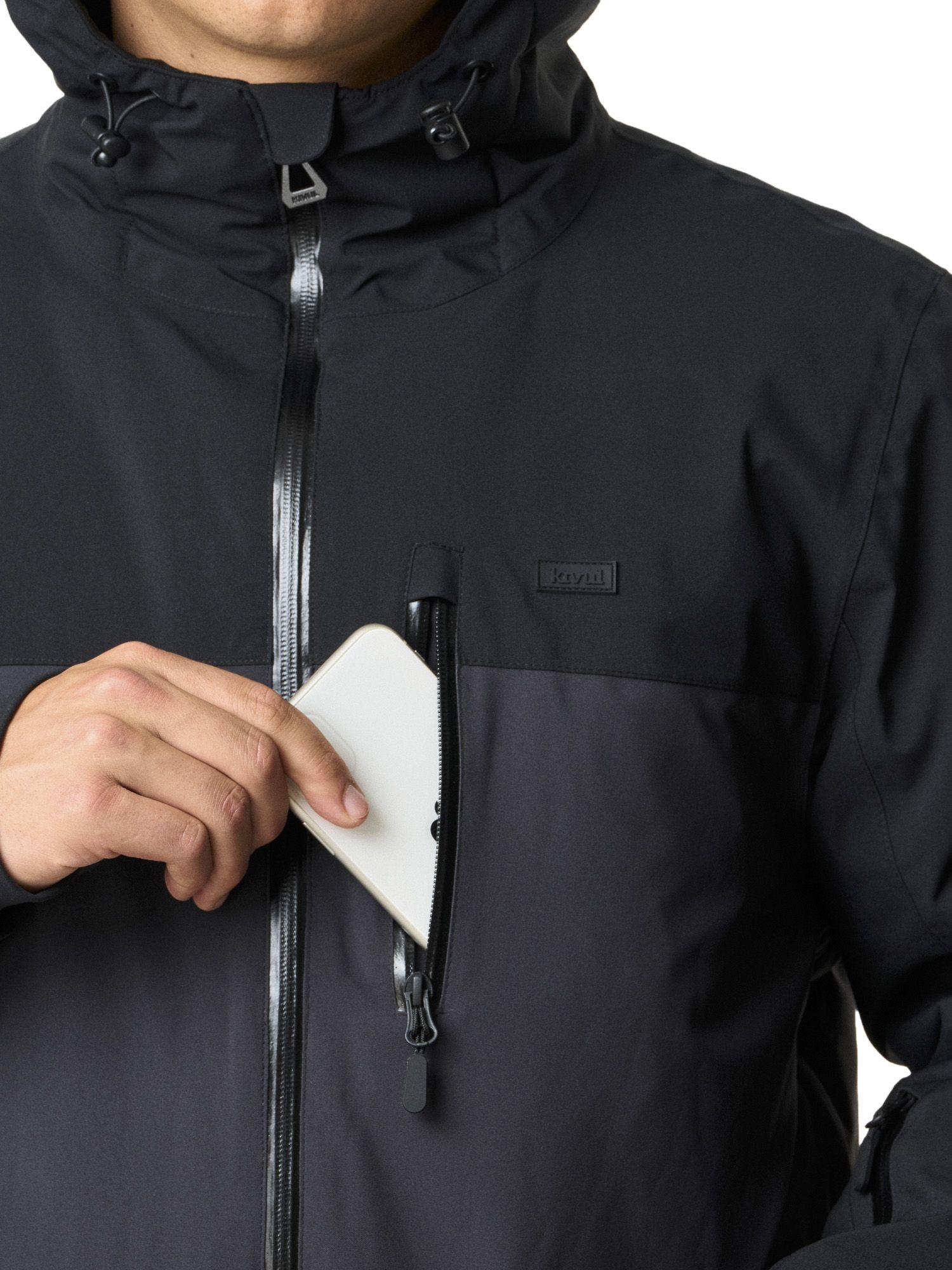 Chaqueta Kivul Hombre Koris Nieve Reciclada Negra-6