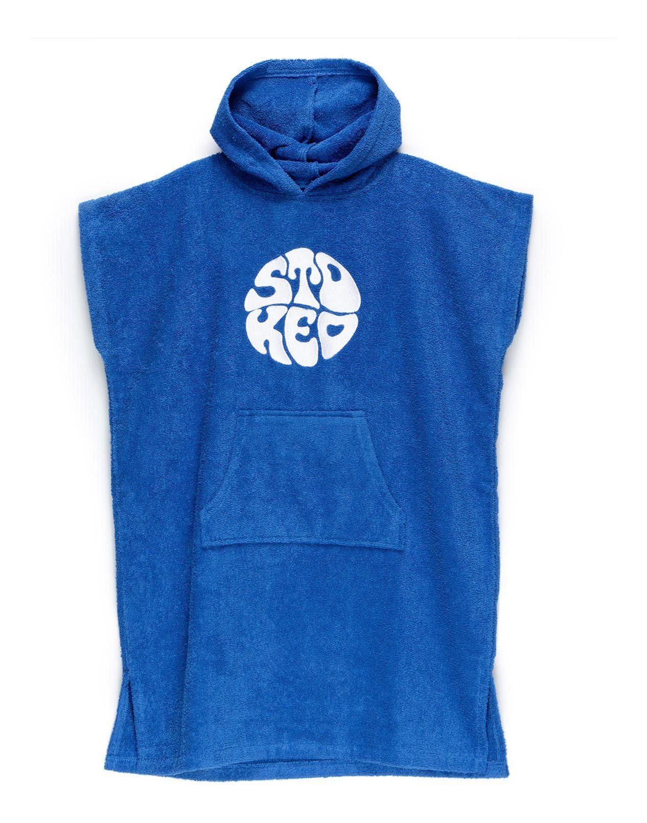 Toalla Stoked Niño Poncho Surf Azul Azul-0