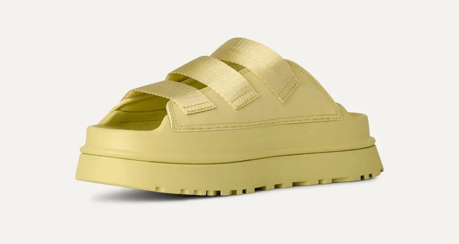 Sandalia Mujer UGG Goldenglow Slide Verde-1