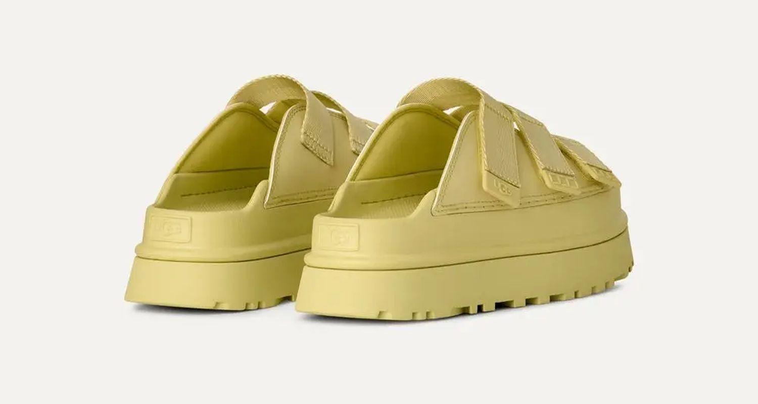 Sandalia Mujer UGG Goldenglow Slide Verde-2