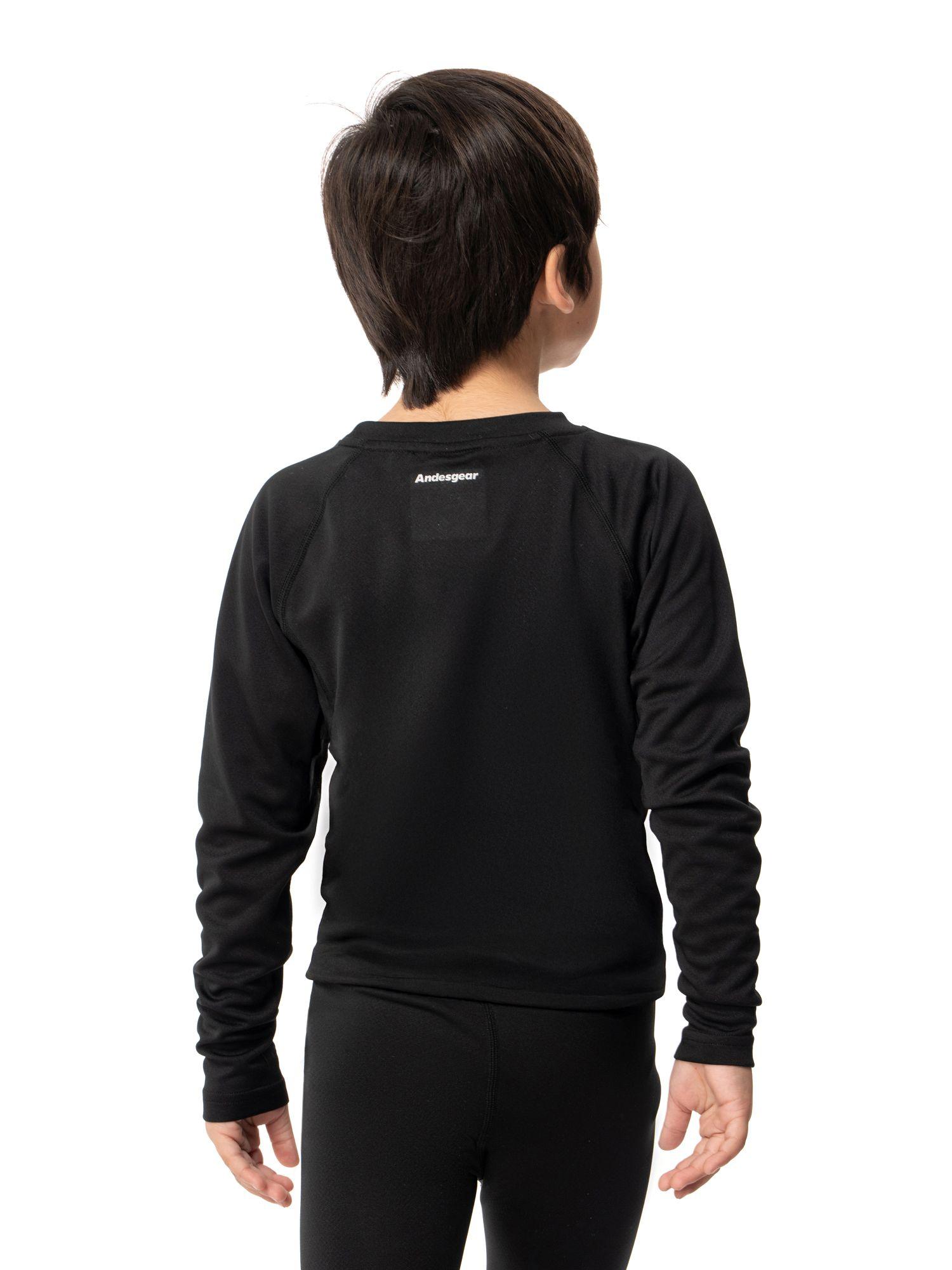 Primera Capa Andesgear Niños Trekking Top Negro-1