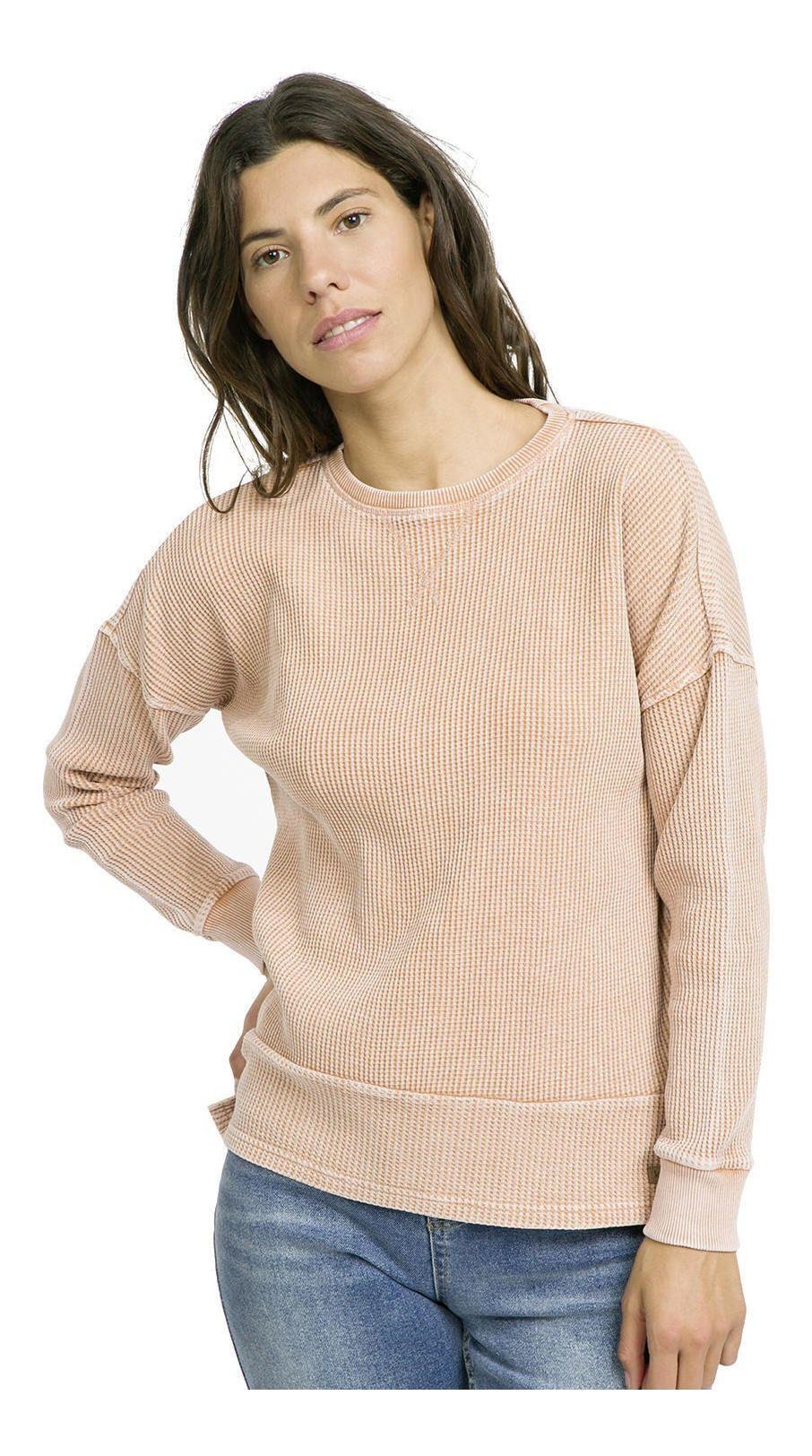 Polerón Kivül Mujer Femenino Guara Lavado Rosa Rosado-0