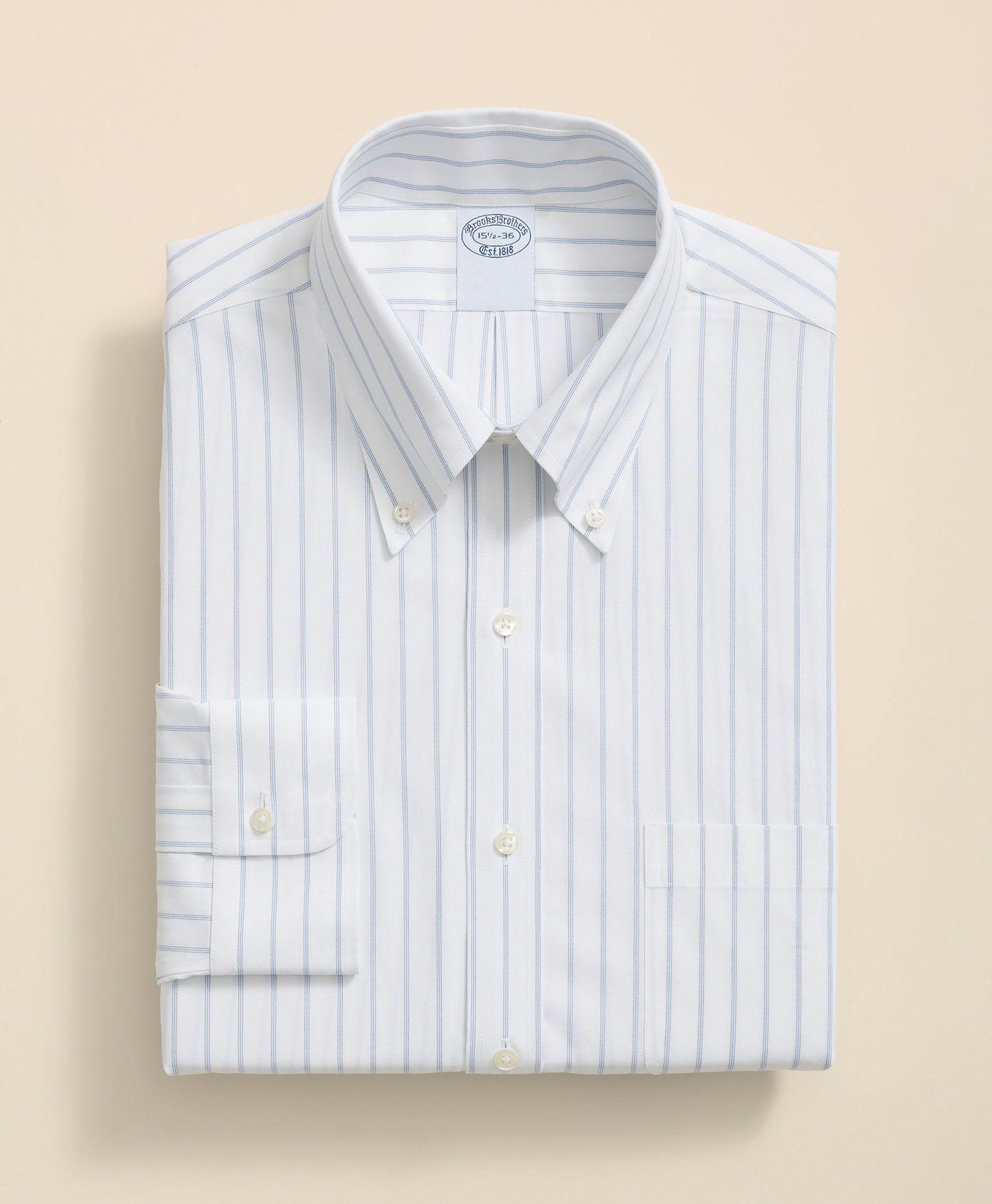 Camisa Brooks Brothers Hombre Pbd Striped - March Blanco-2