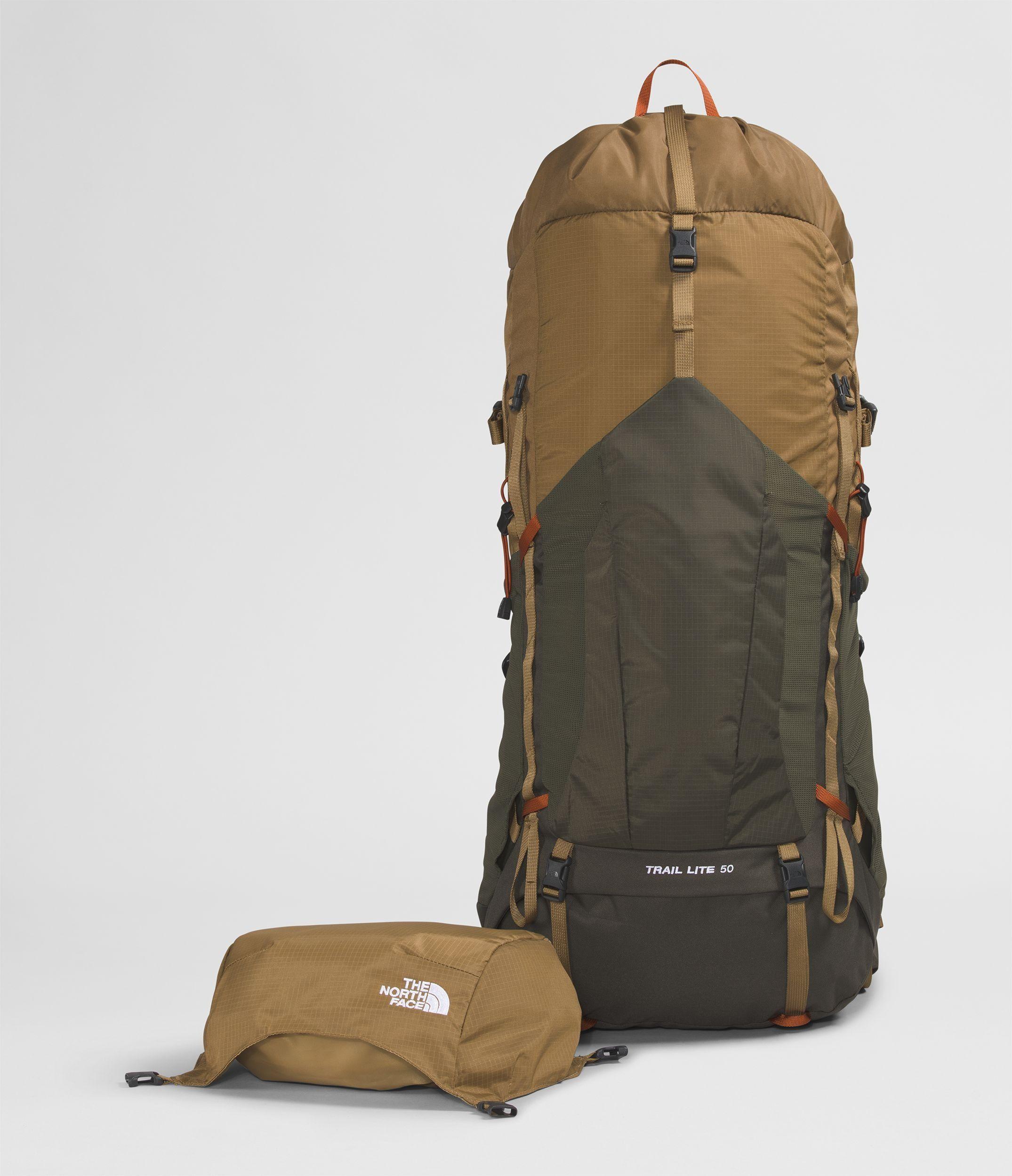 Mochila The North Face Unisex Trekking Trail Lite 50L Café-1