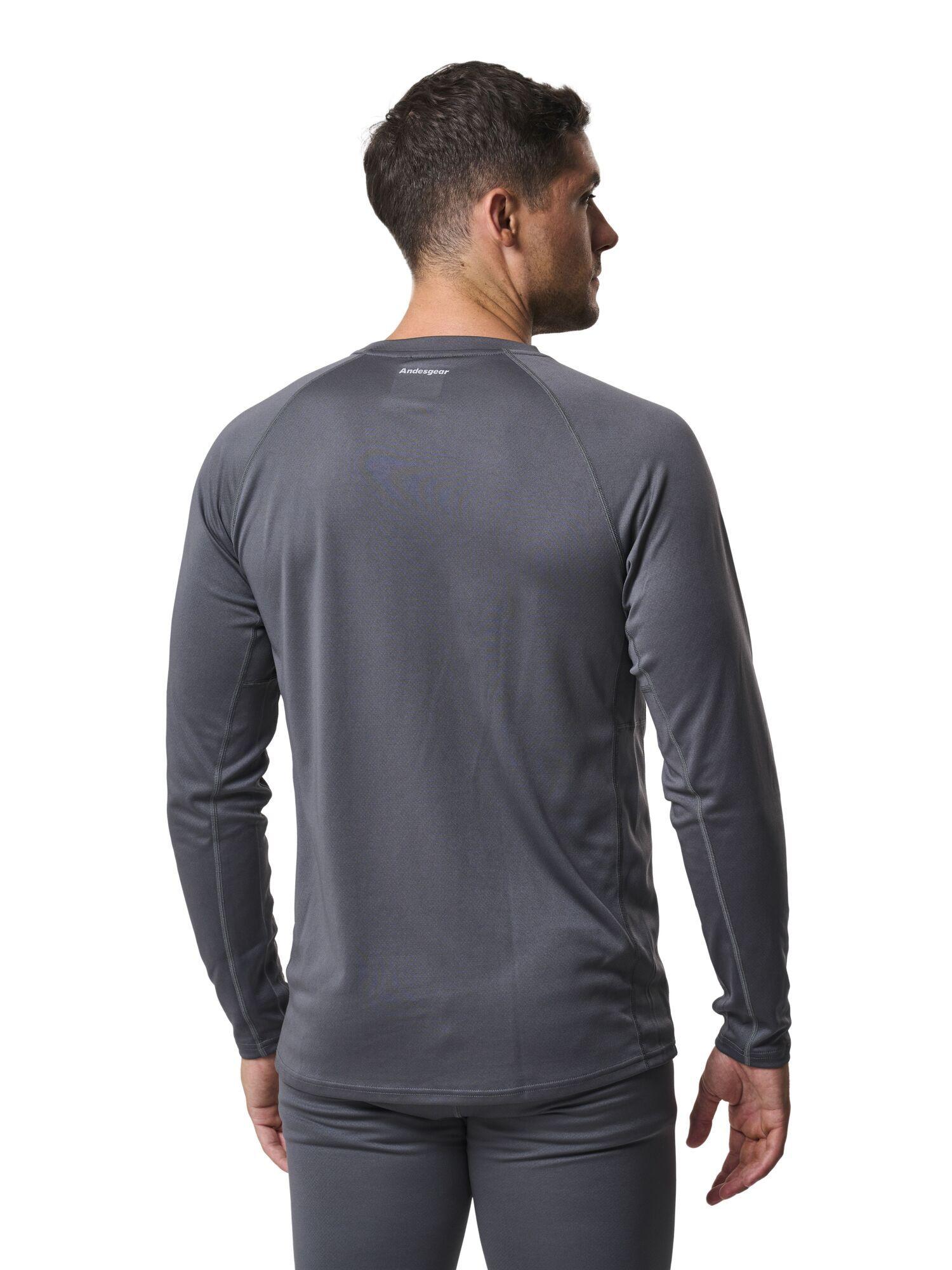 Primera Capa Andesgear Hombre Trekking Top - Gris-1