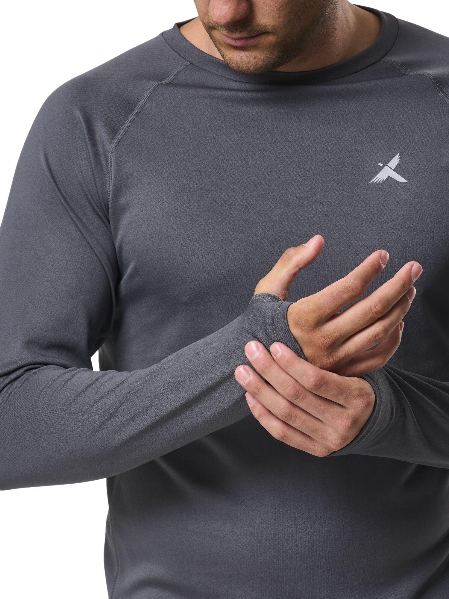 Primera Capa Andesgear Hombre Trekking Top - Gris-4