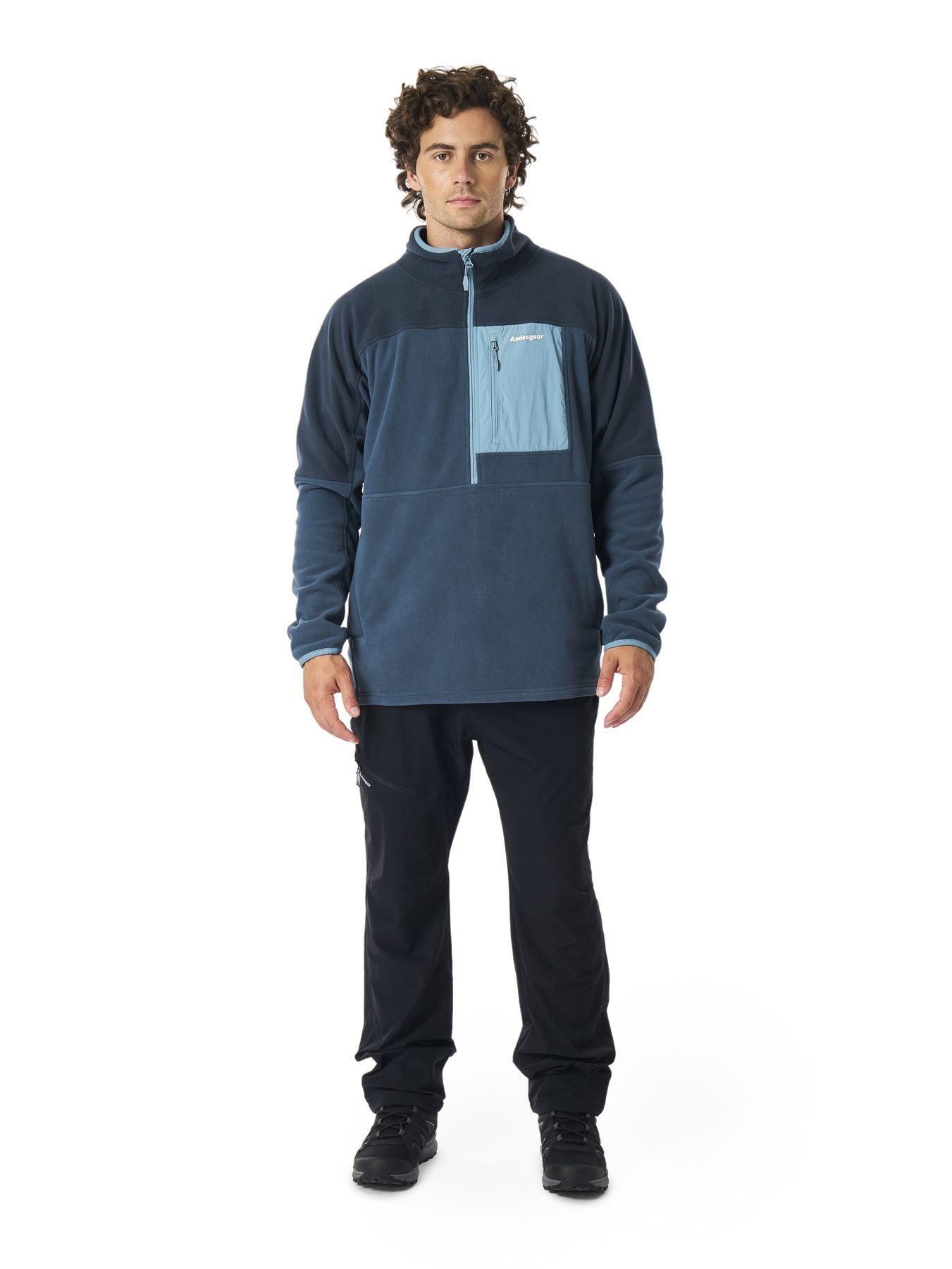 Polar Andesgear Hombre New Maihue 1/2 Azul-3