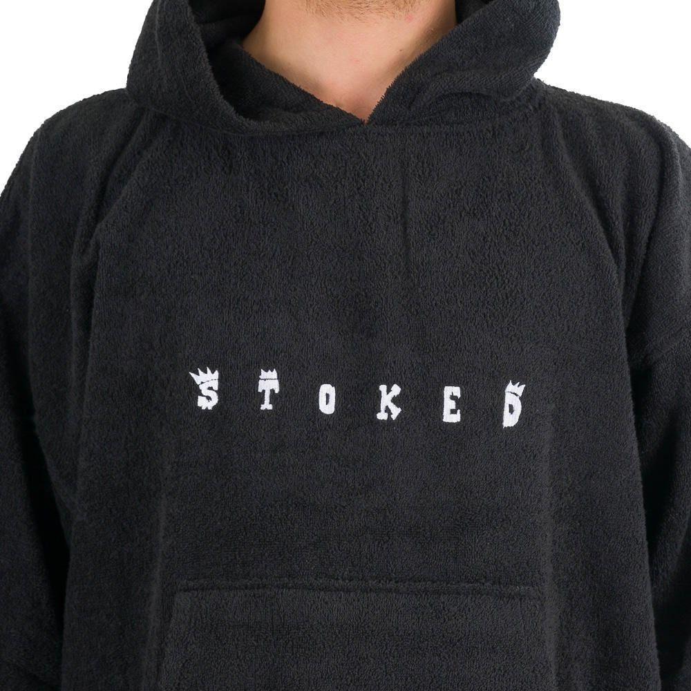 Poncho Stoked Hombre Negro-4