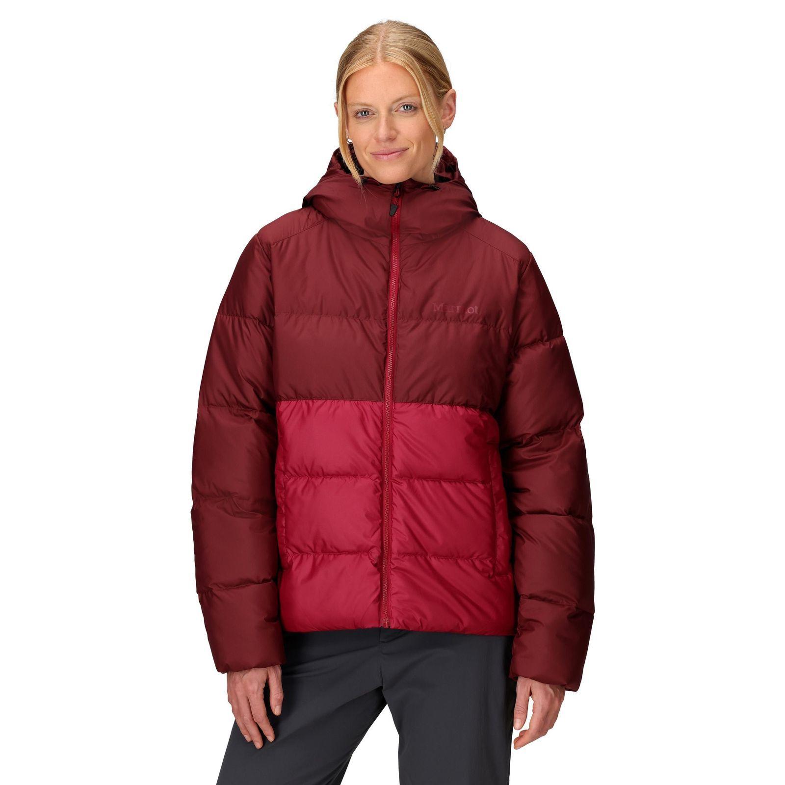 Chaqueta Marmot Mujer Guides Down Rojo-0
