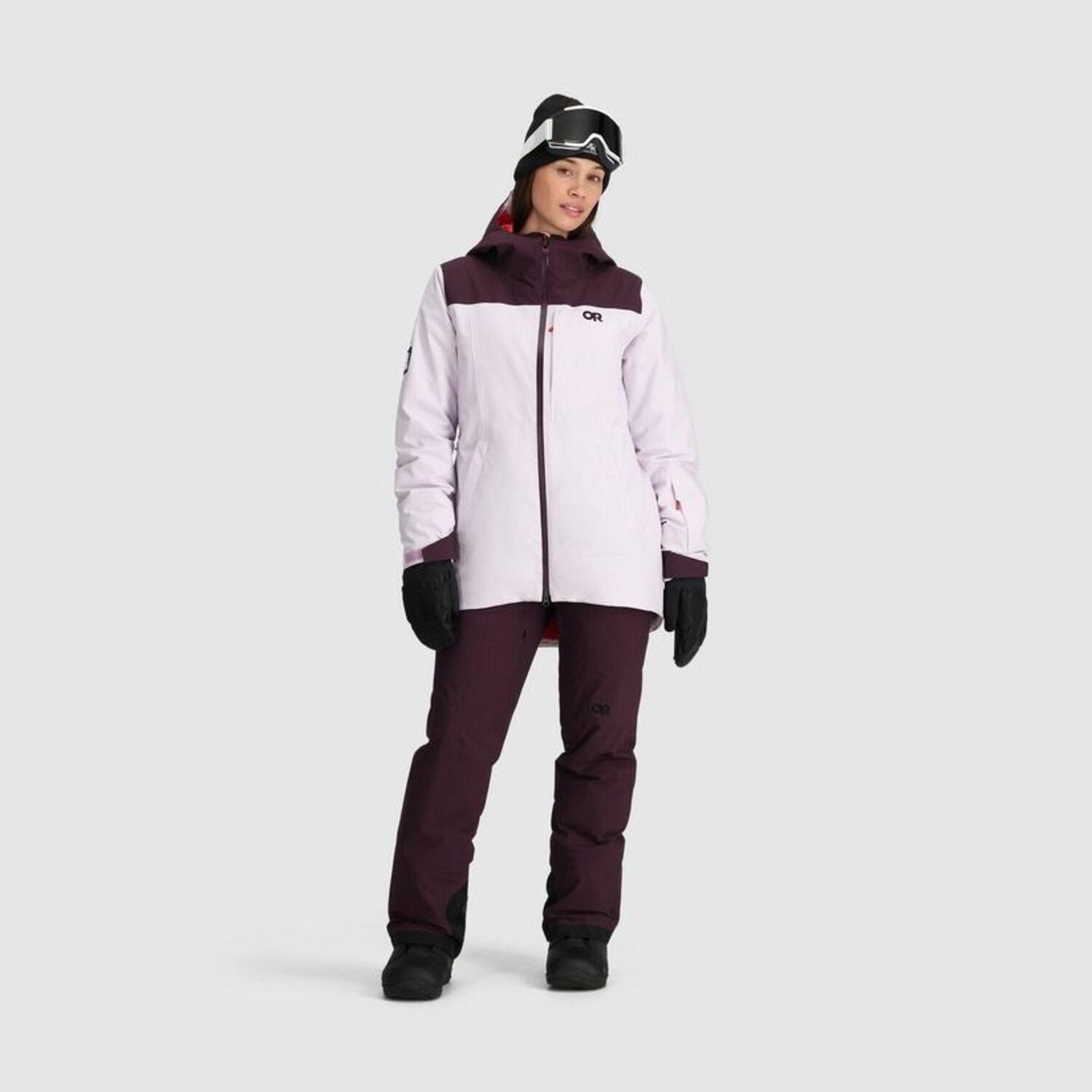 Chaqueta Outdoor Research Mujer Snowcrew Rosado-4