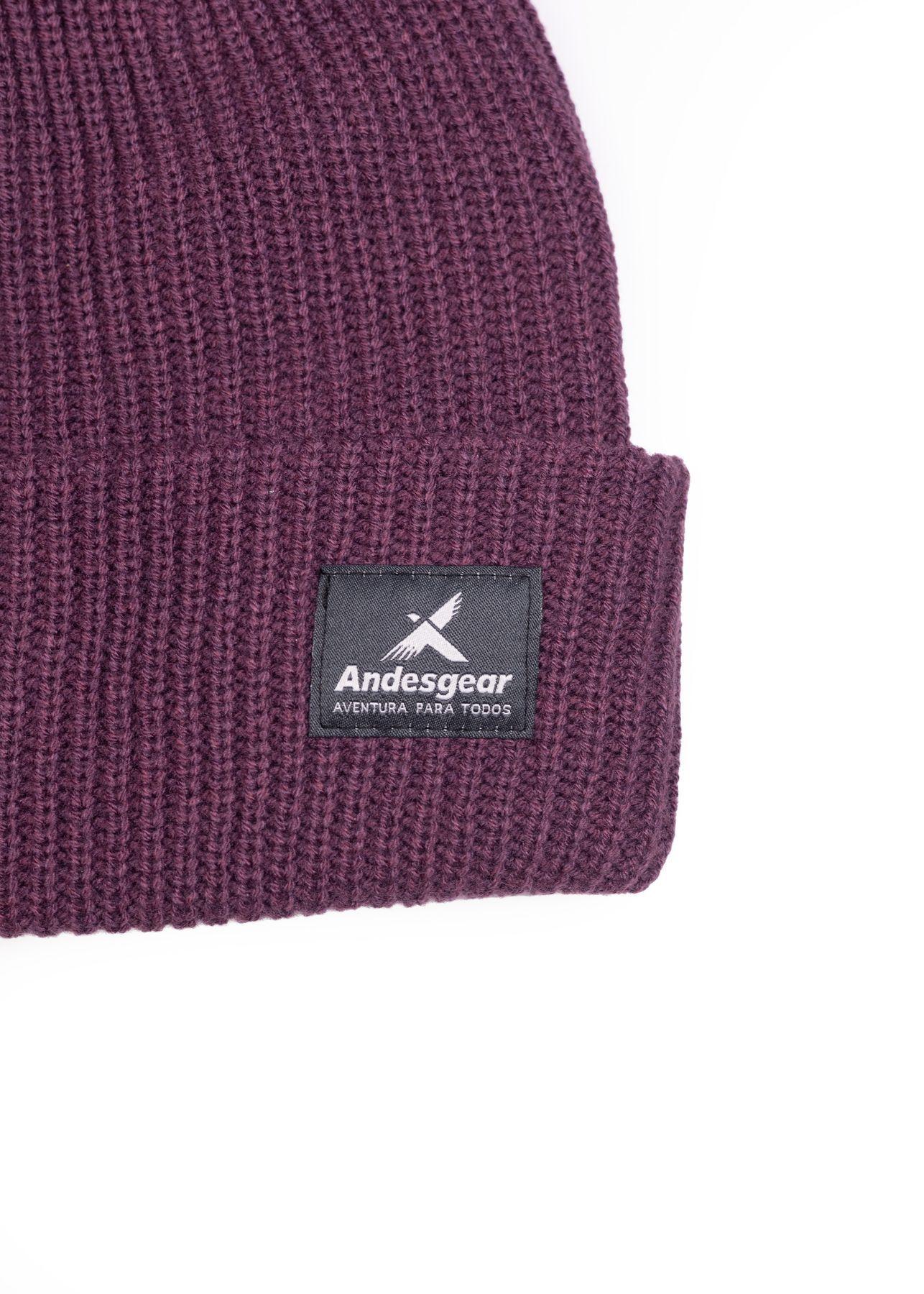 Gorro Andesgear Unisex Logo Rojo-2