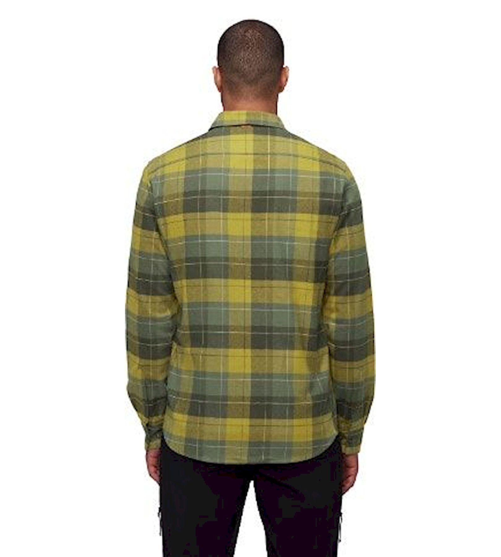 Camisa Mammut Hombre Trovat Longsleeve Verde Limon-1