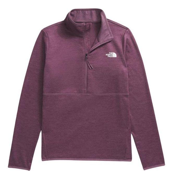 Polar The North Face Mujer Canyonlands 1/2 Zip Lila-3