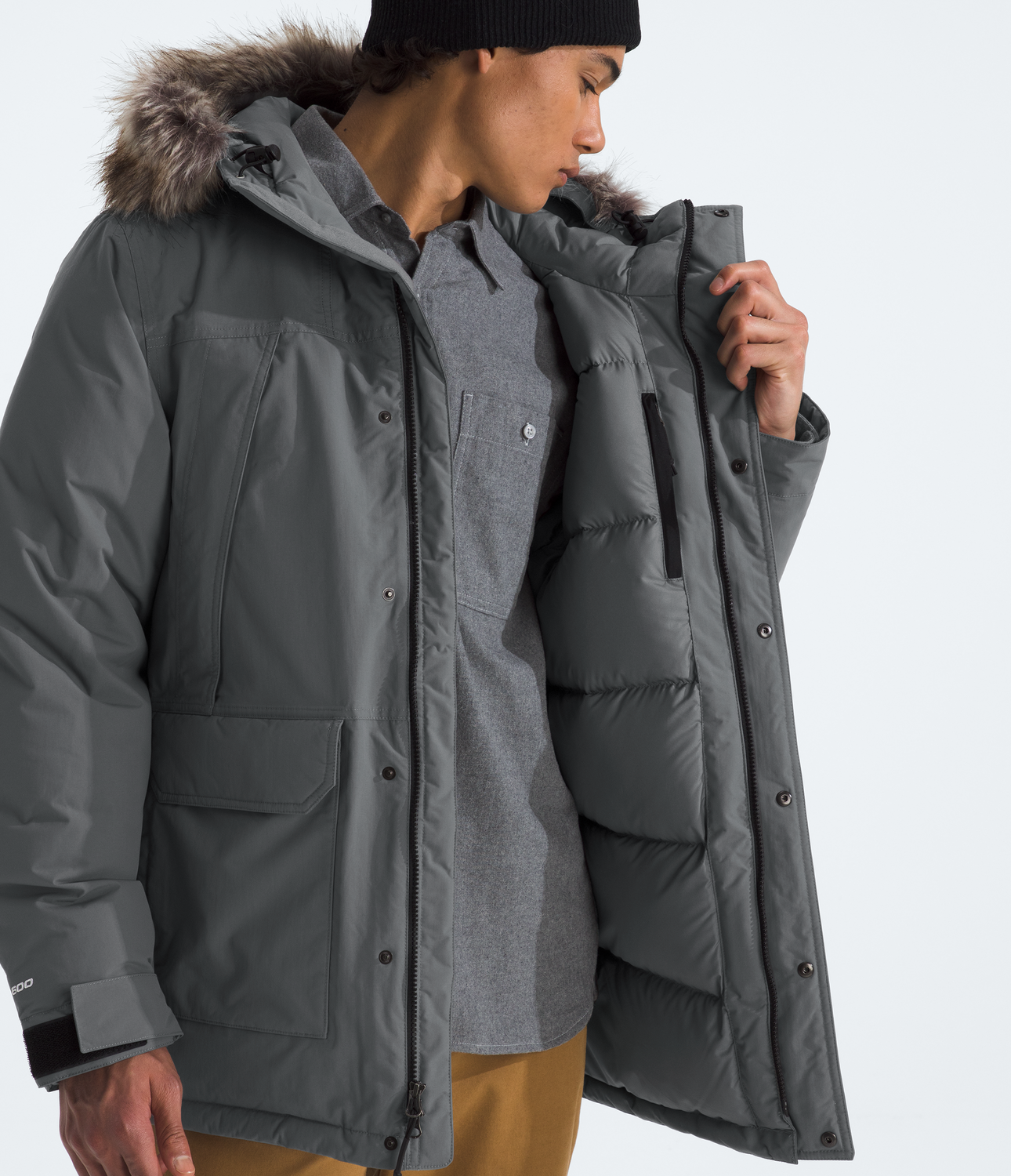 Chaqueta Mcmurdo Parka Hombre Gris-7