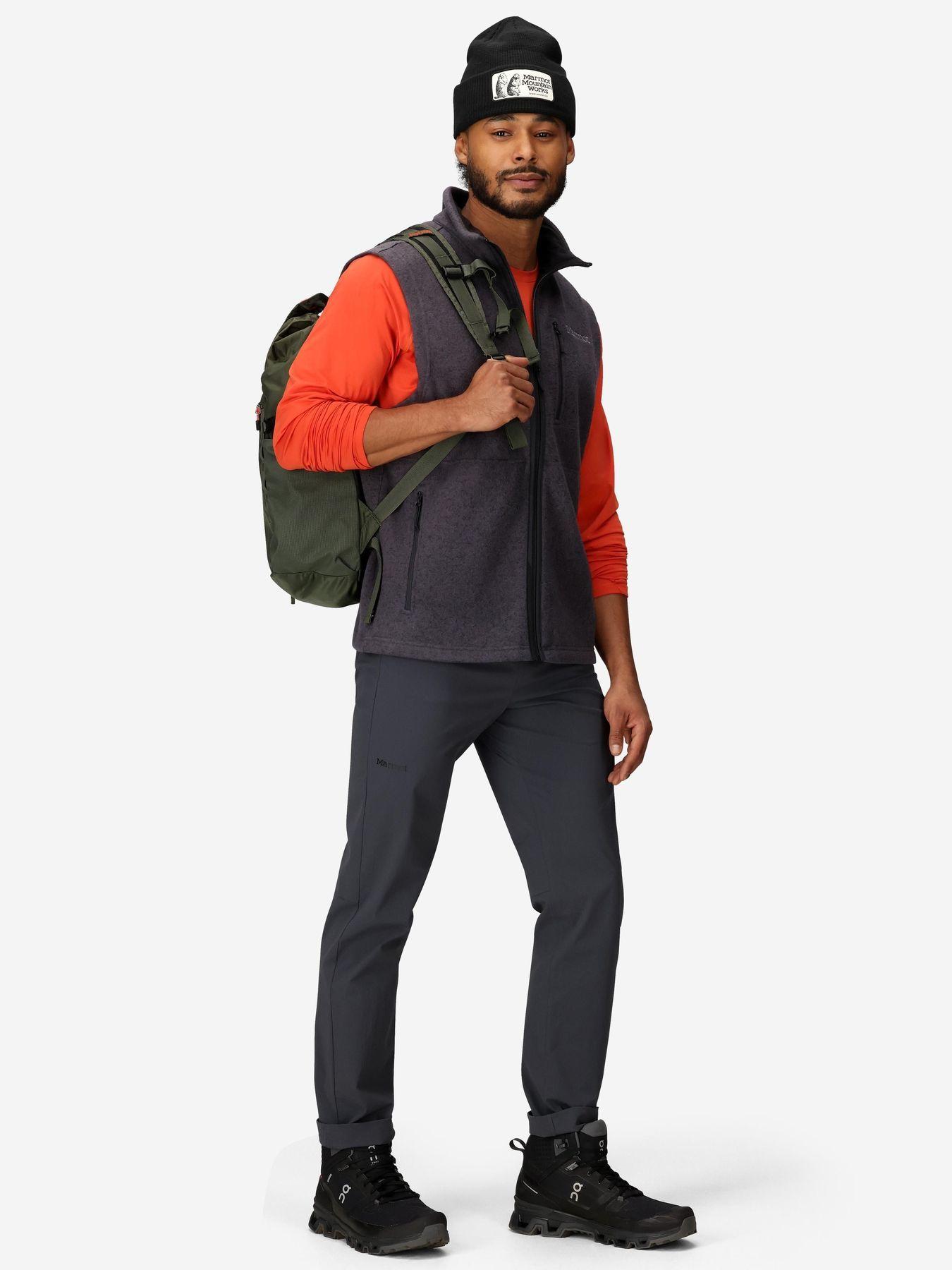 Polar Marmot Hombre Drop Line Vest Negro V25-2