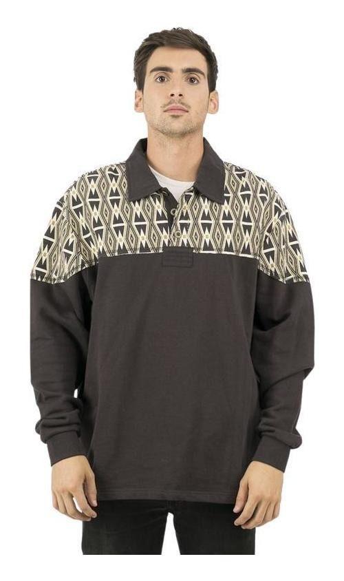 Poleron Kivül Hombre Kume Reciclado Steel Gris-0