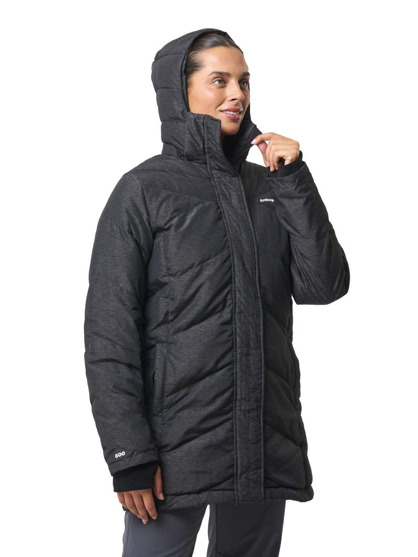 Chaqueta Andesgear Mujer Petrohué Down Negro-6