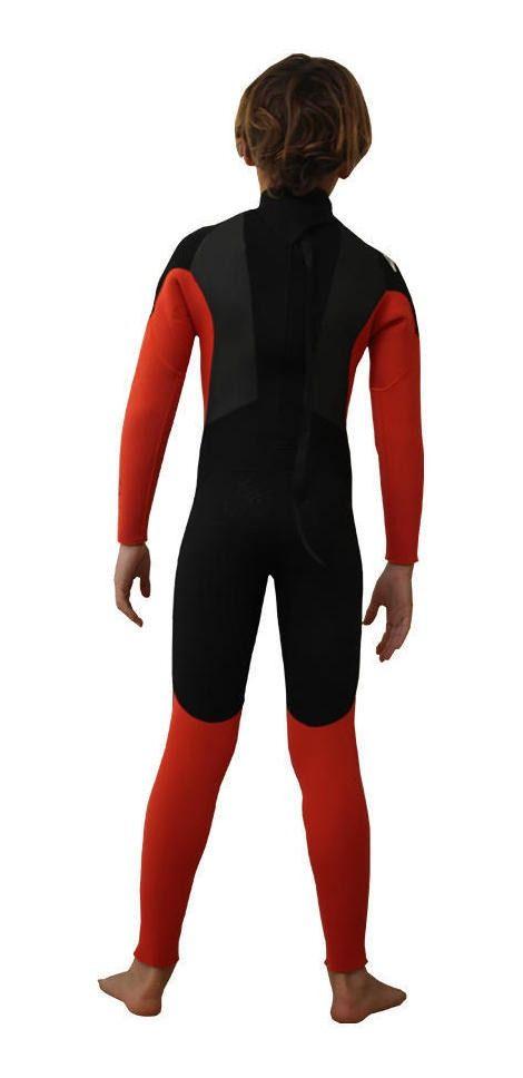 Traje Stoked Niño De Agua G2 5.4. Mm Eco Rojo-2