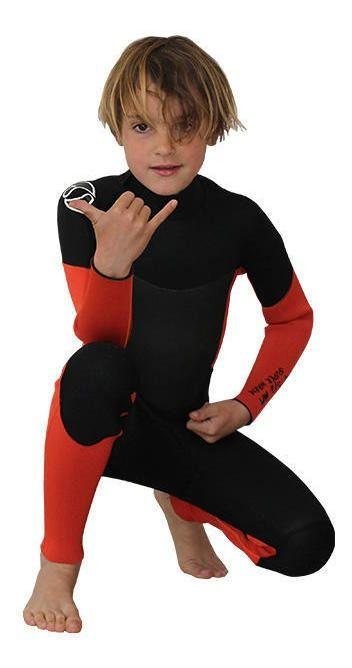 Traje Stoked Niño De Agua G2 5.4. Mm Eco Rojo-3