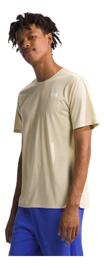 Polera The North Face Hombre Elevation S/s Beige-4