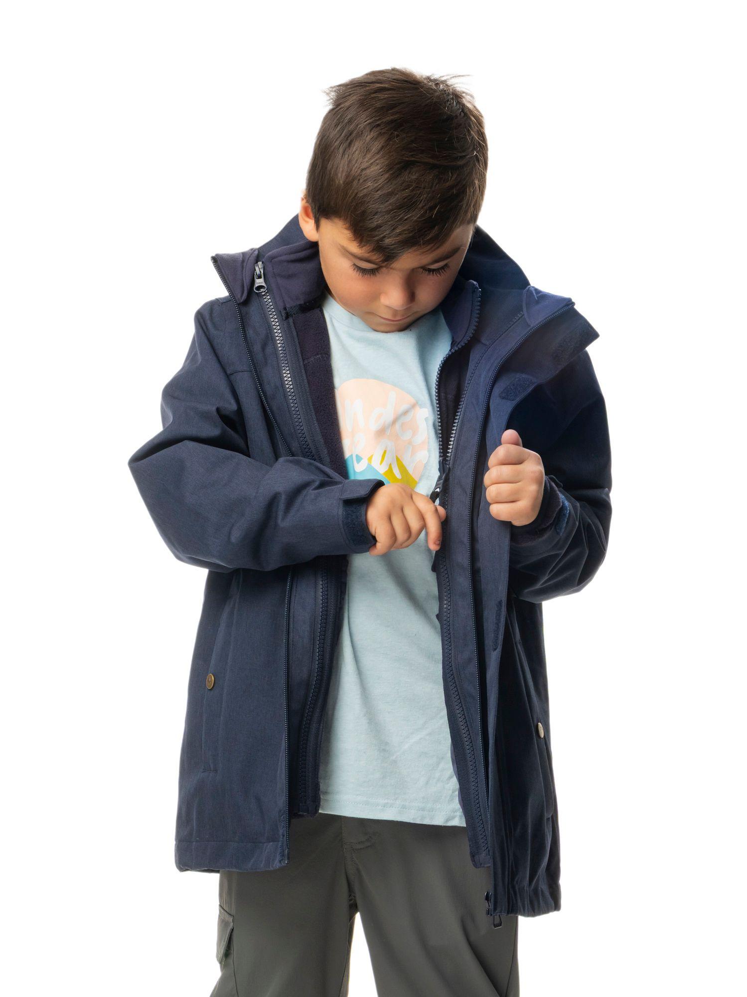 Chaqueta Kivul Niño Siklos Reciclada Azul-3
