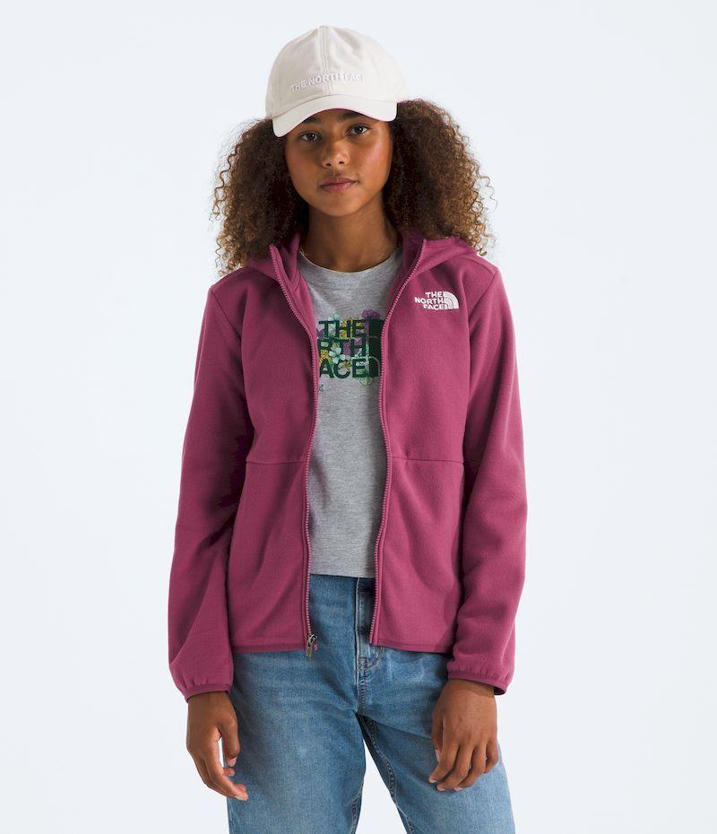 Polar The North Face Hombre Teen Glacier Fz Hooded Morado-1